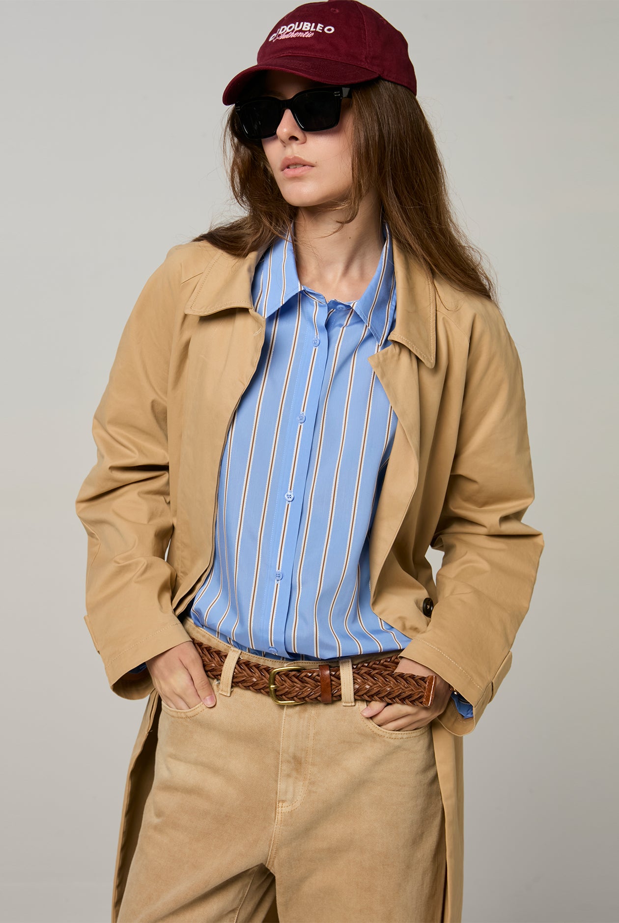 LUREX BLUE STRIPED SHIRT