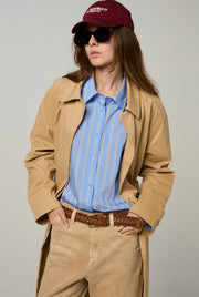 LUREX BLUE STRIPED SHIRT