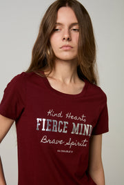 FIERCE MIND GRAPHIC TEE Red / XL
