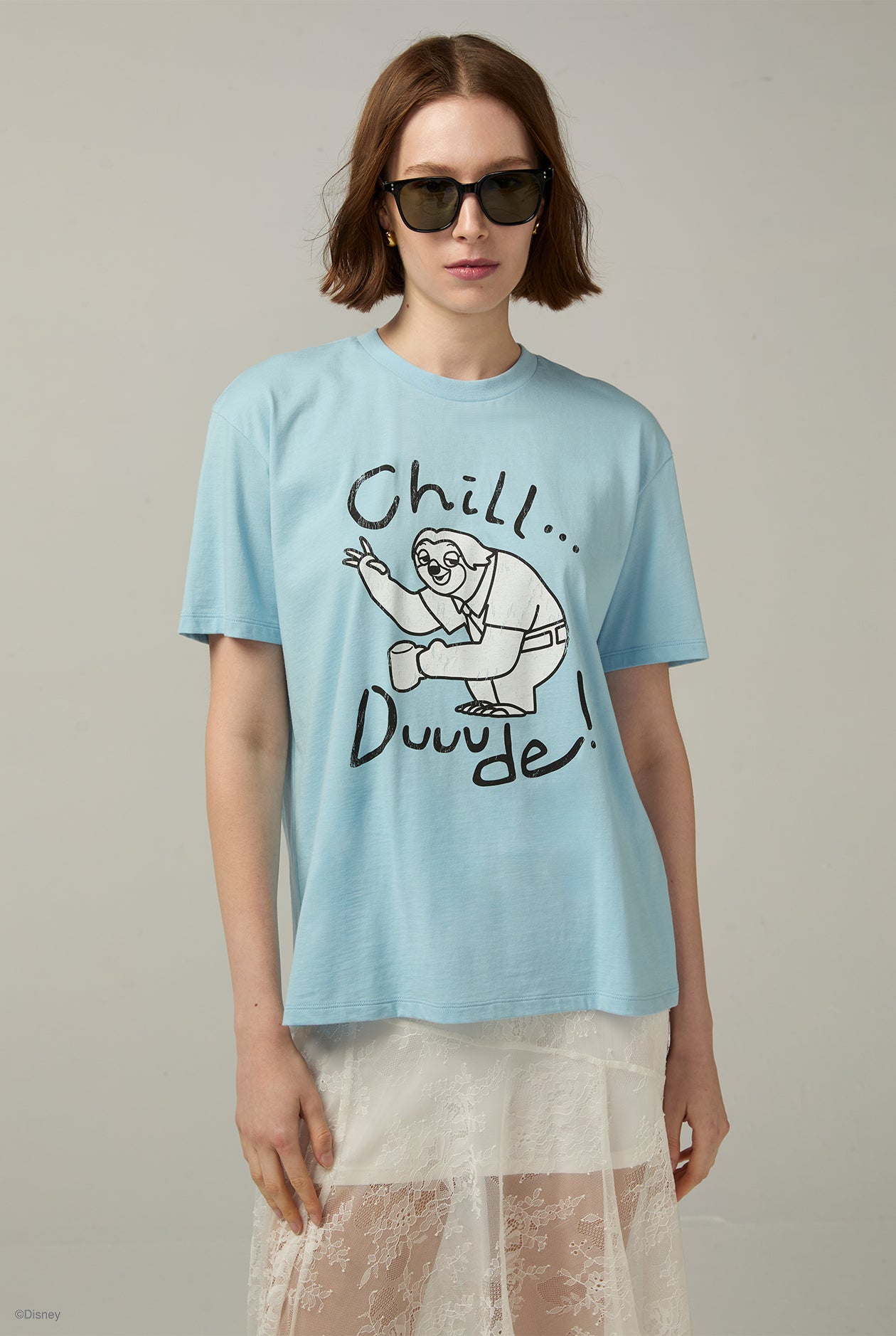 FLASH THE SLOTH OVERSIZED TEE