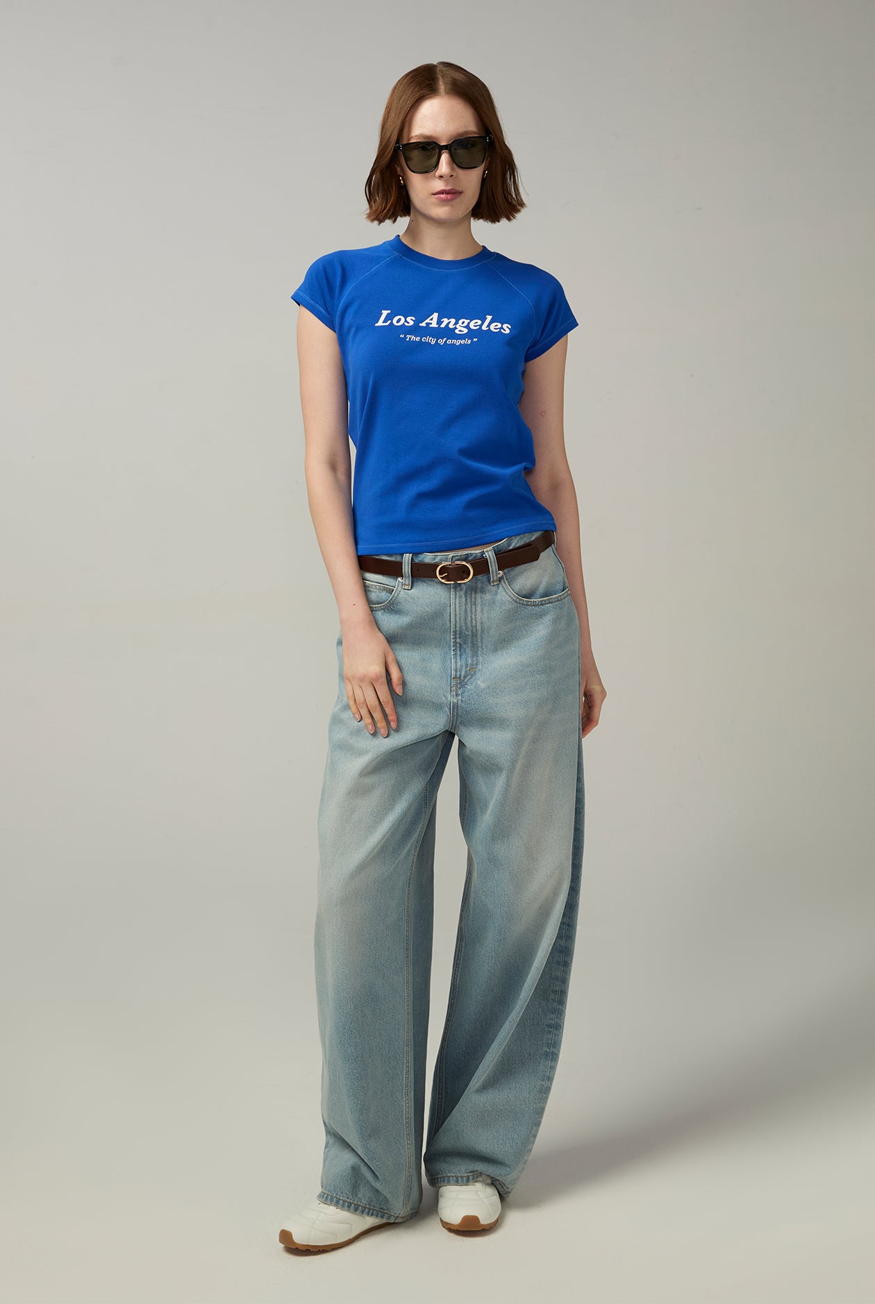 LOS ANGELES RAGLAN TEE Blue / L