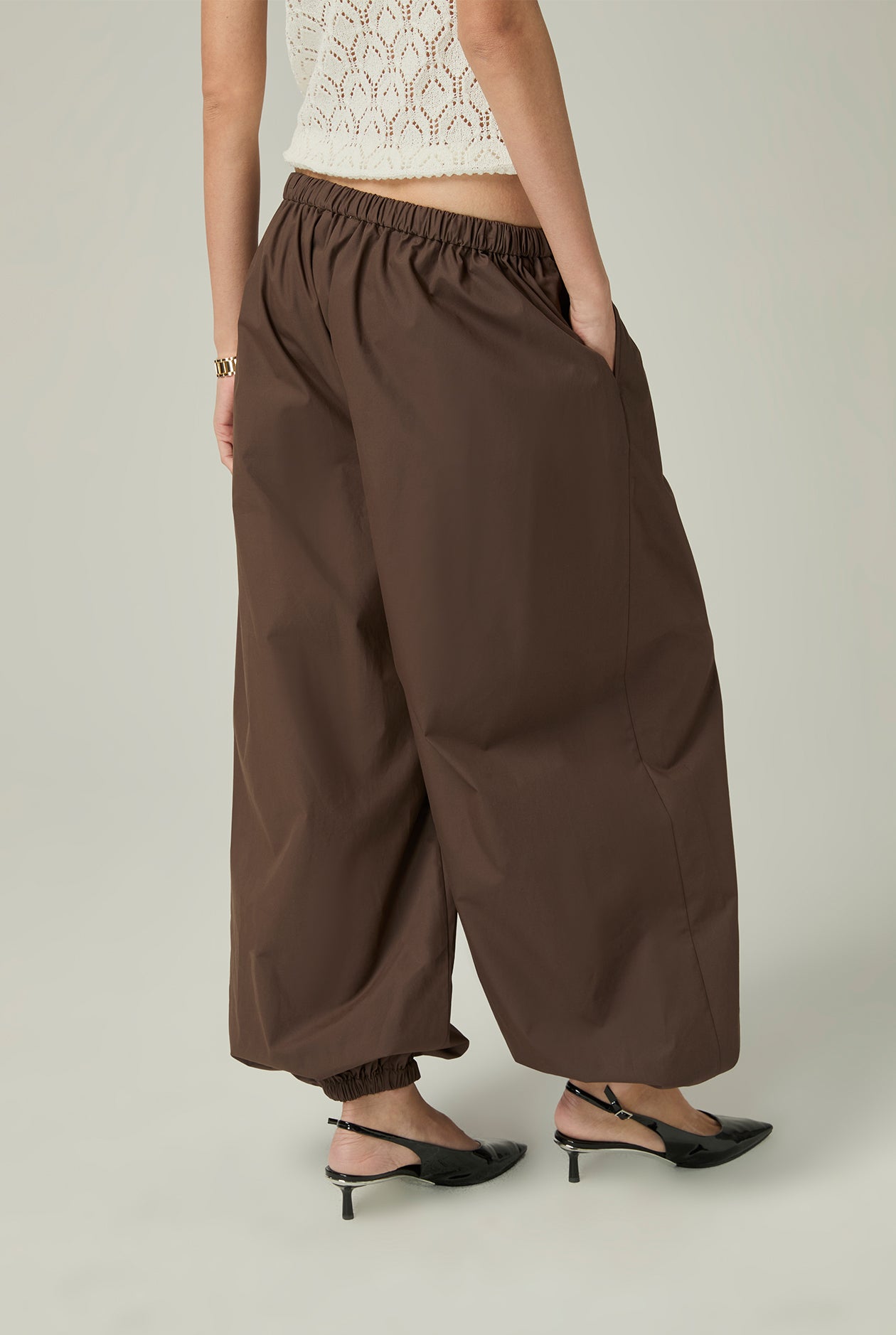 HIGH-WAIST HAREM PANTS - CC Double O Official Store
