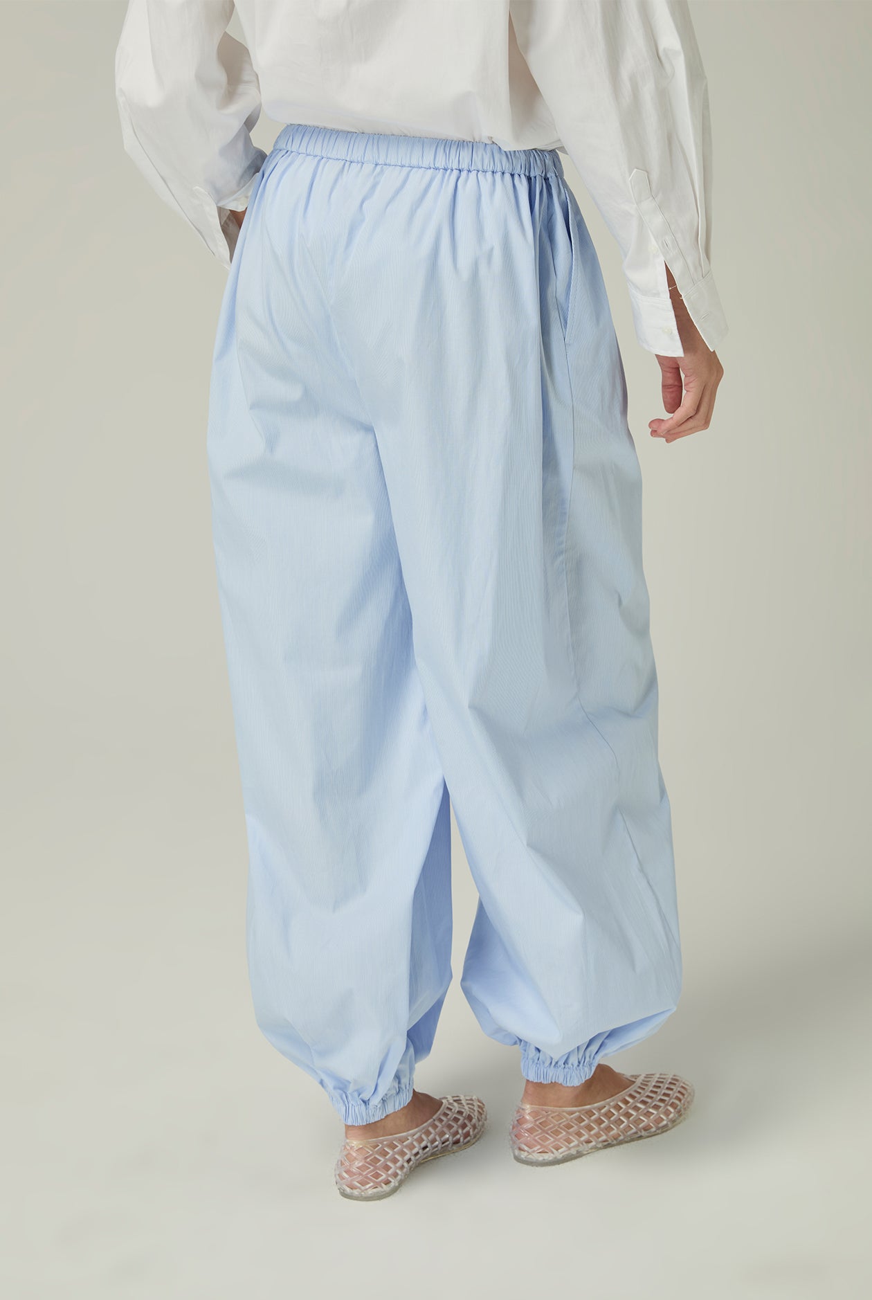 HIGH-WAIST STRIPED HAREM PANTS - CC Double O Official Store