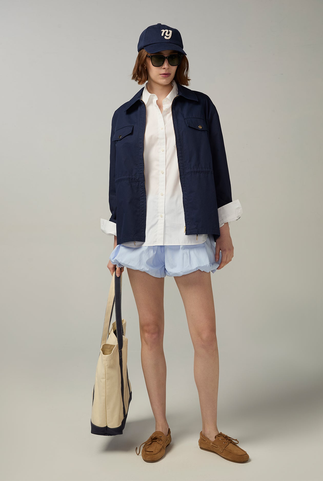 STRIPED AURELIA BLOOMER SHORTS