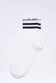 SPORT STRIPED CREW SOCKS