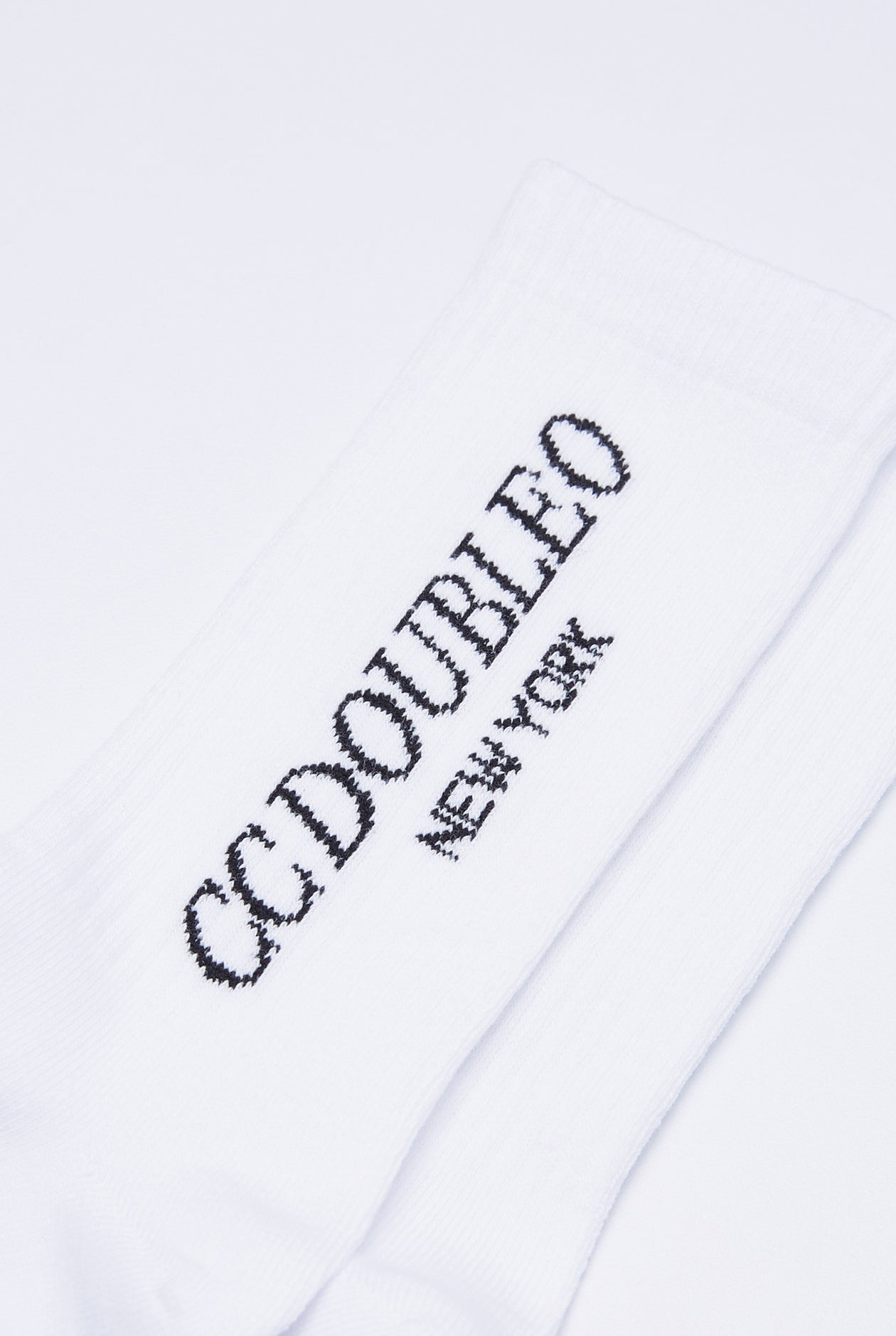 LOGO CREW SOCKS White / F