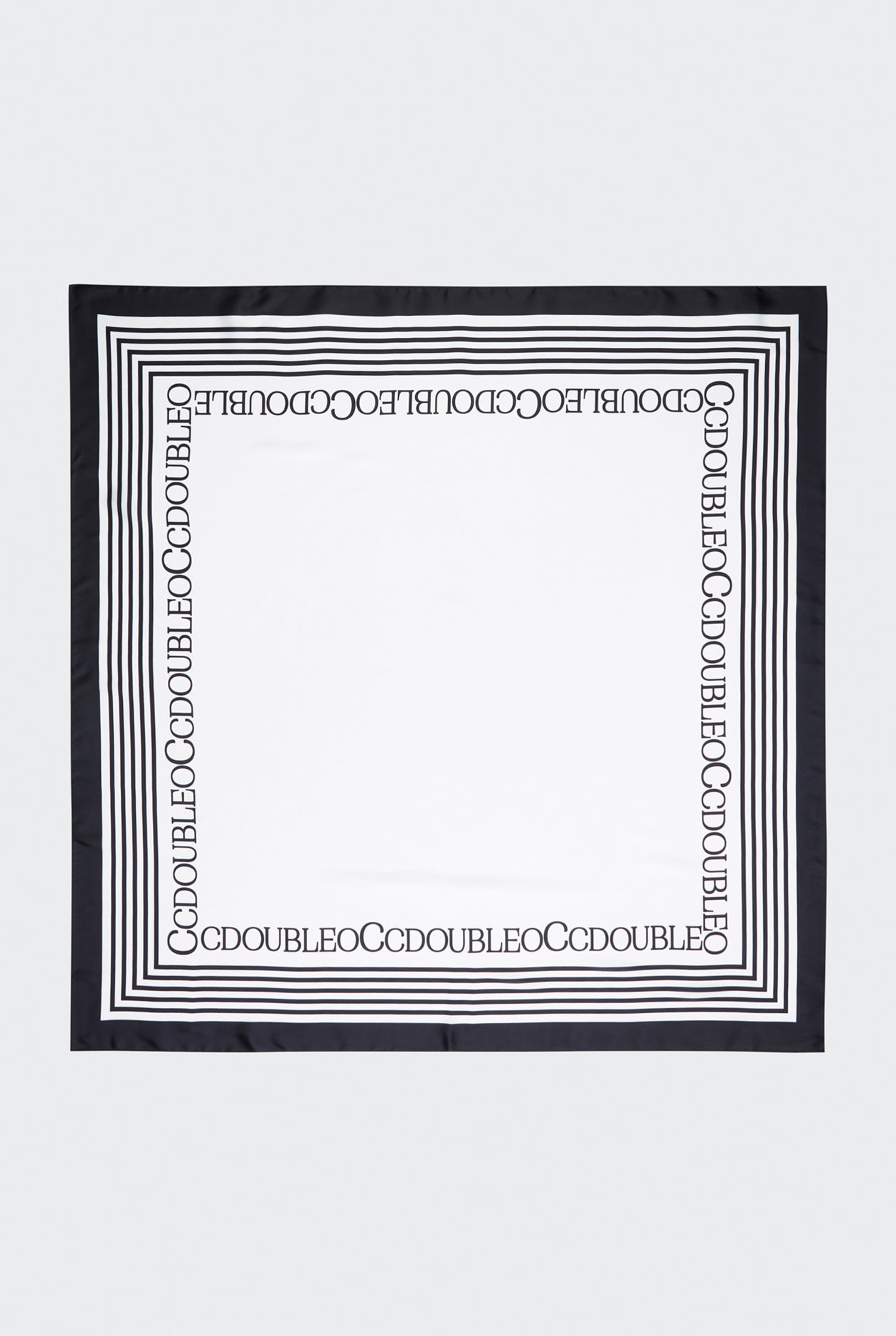 MONOGRAM PRINTED SCARF