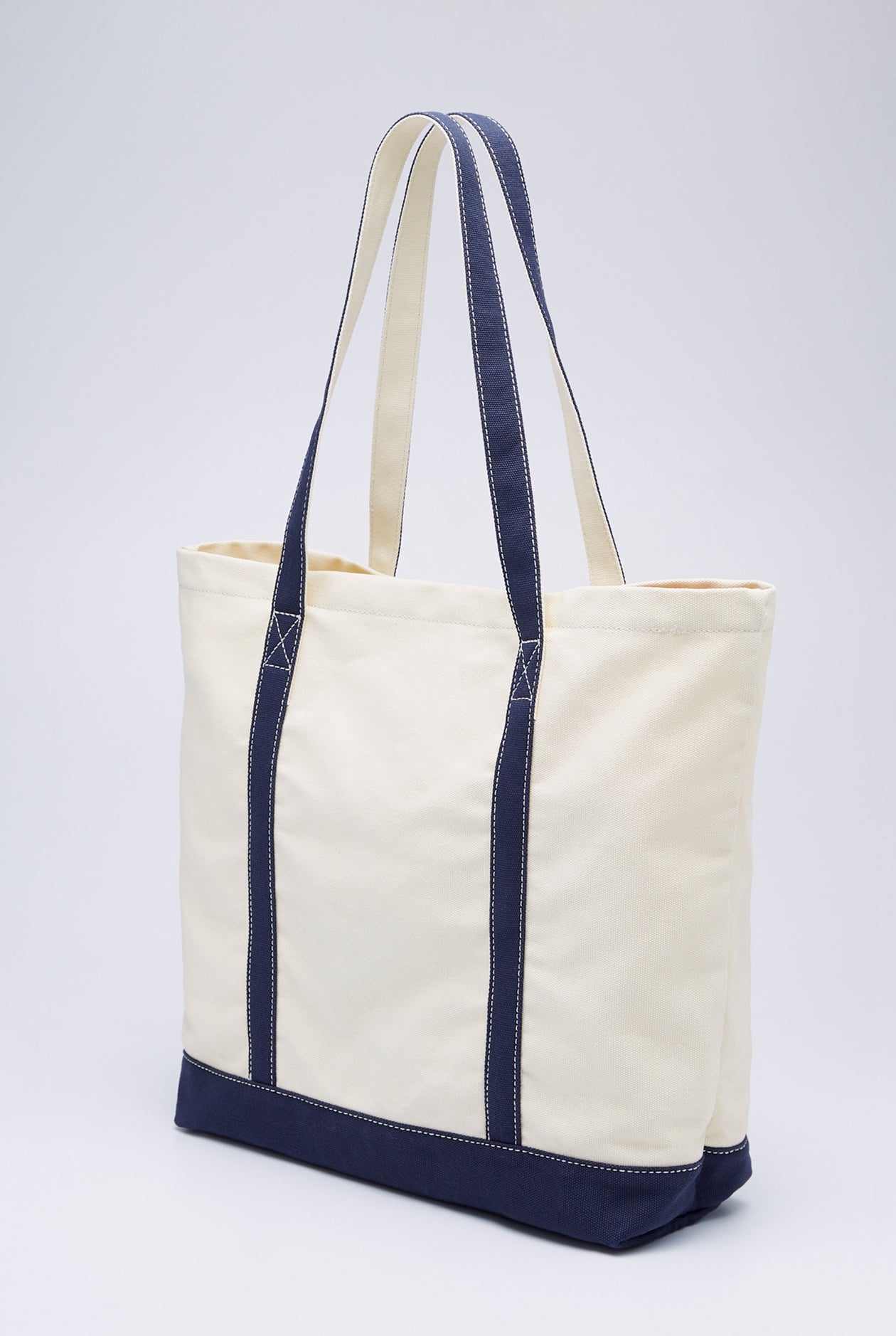 EMBROIDERED LOGO CANVAS TOTE BAG
