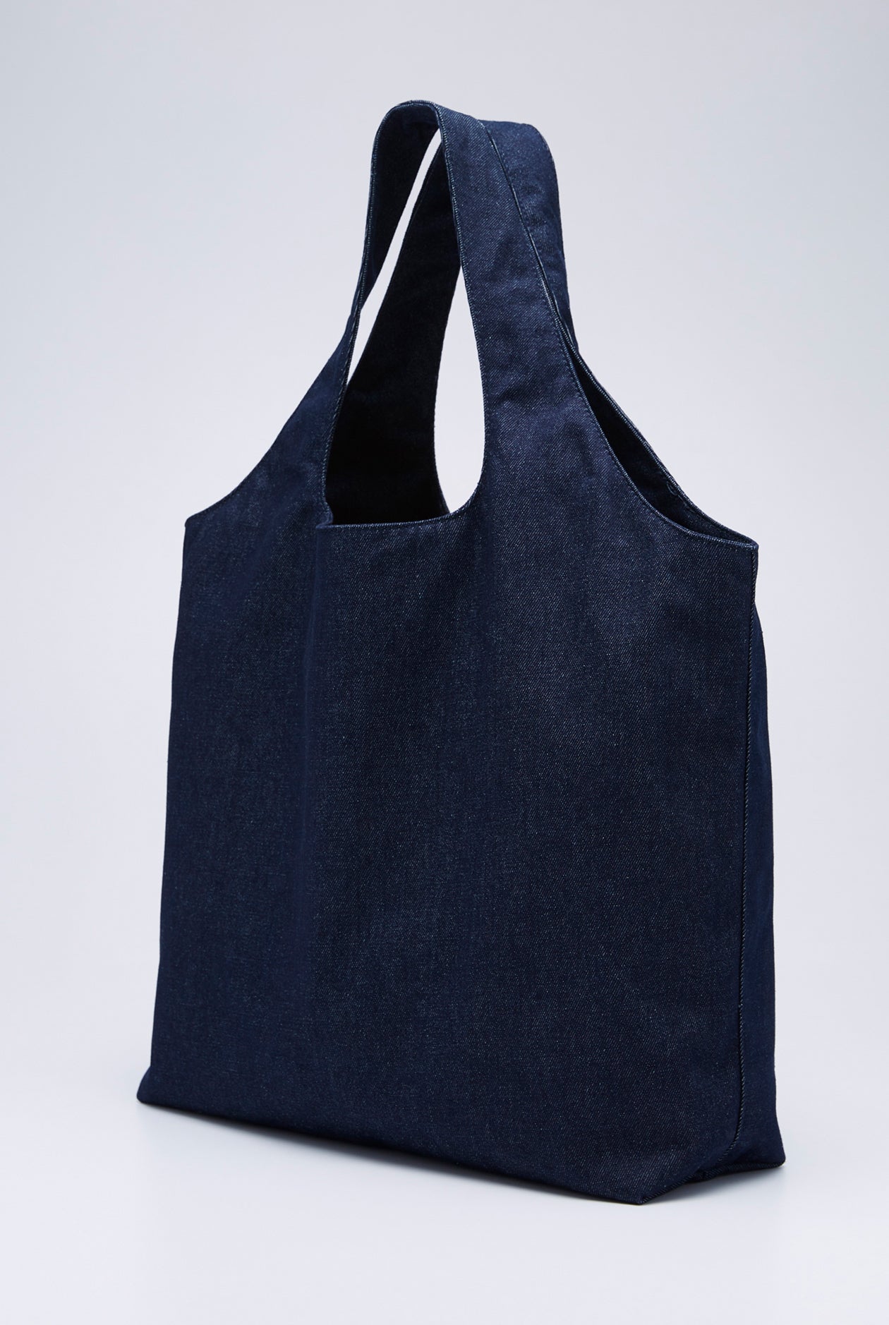 DENIM LOGO TOTE BAG