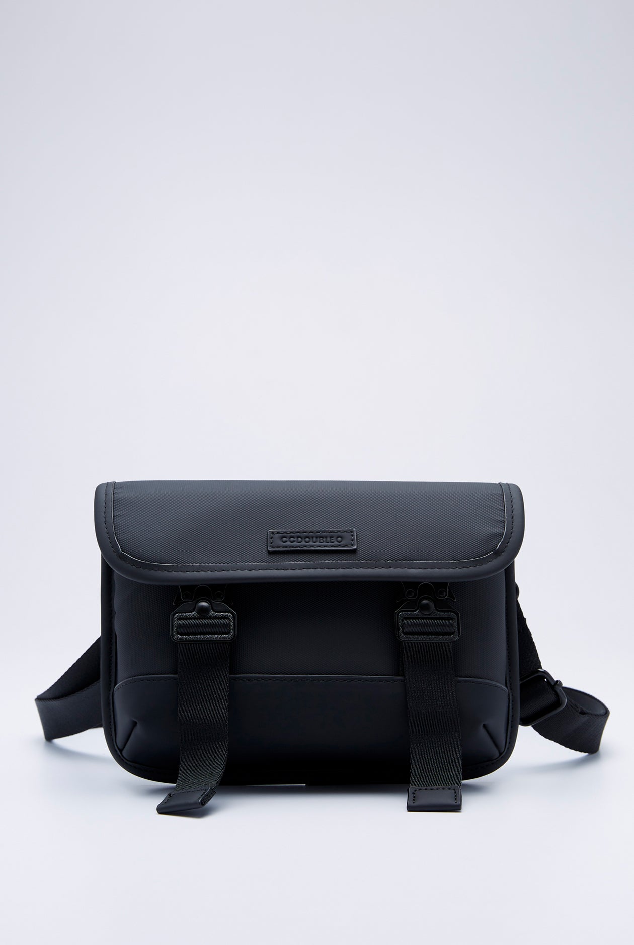 FLAP BUCKLE COATED BELT BAG