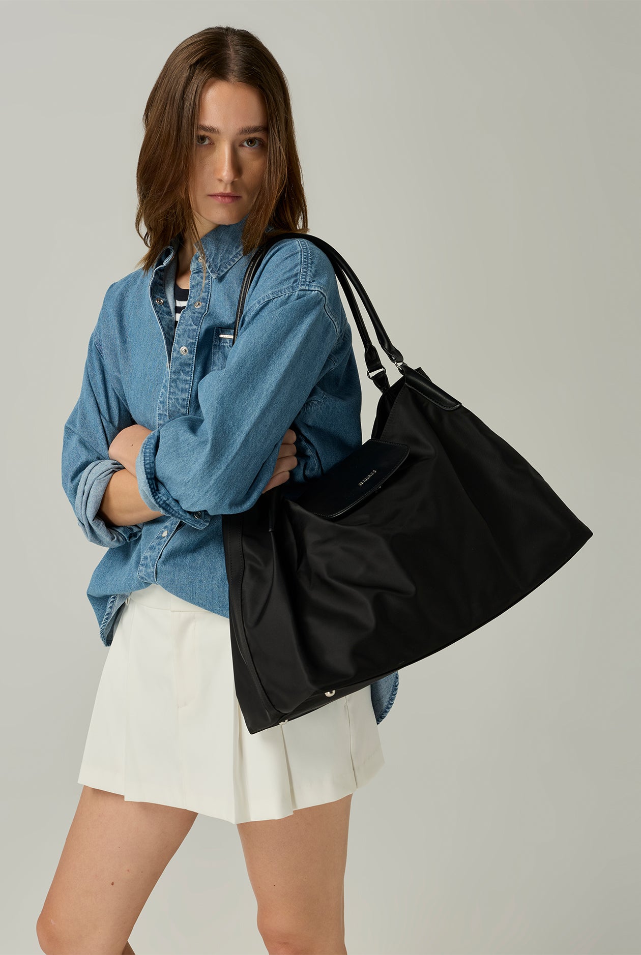 HOBO SHOULDER BAG WITH DOUBLE STRAPS - CC Double O Official Store