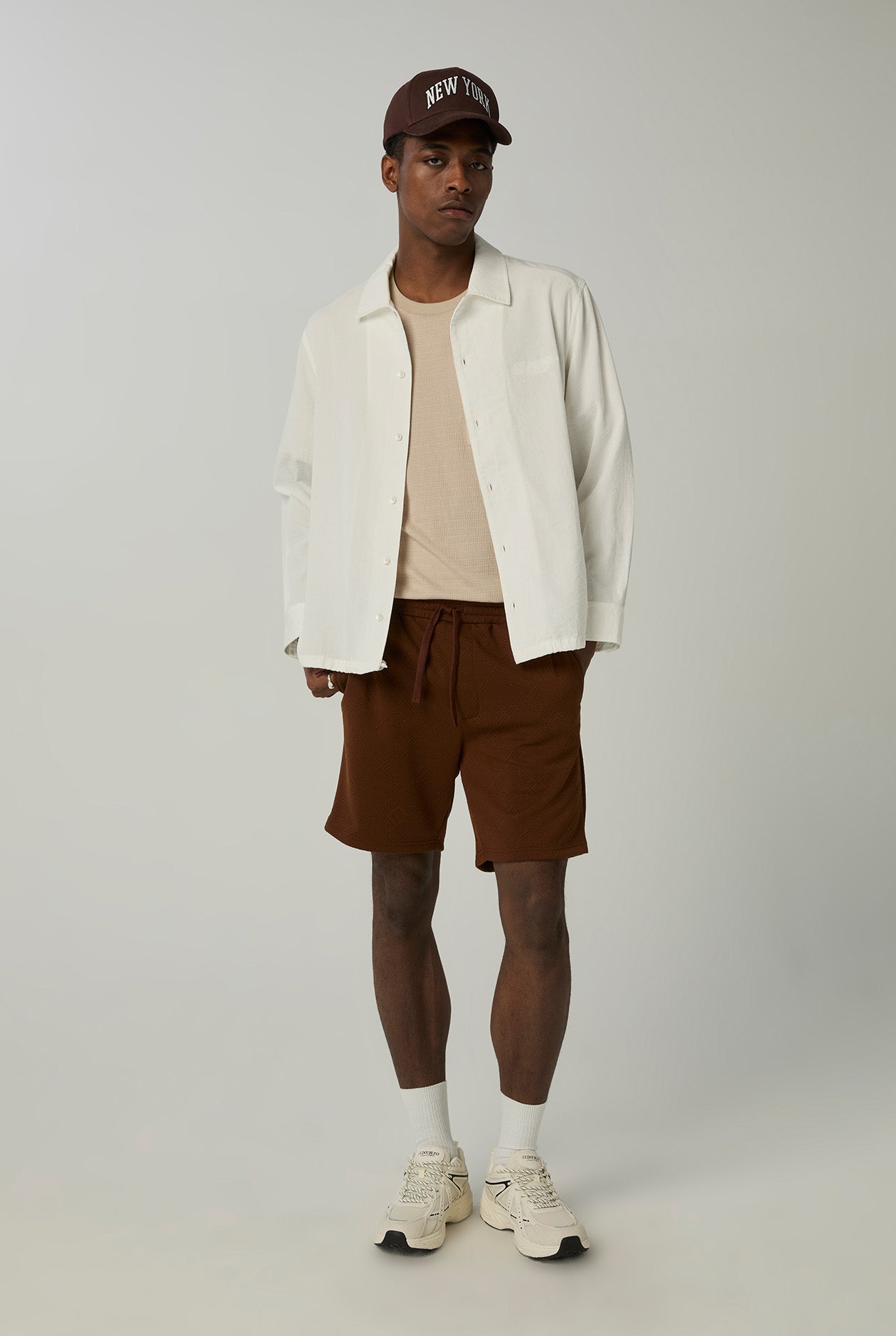 RELAXED JACQUARD SHORTS