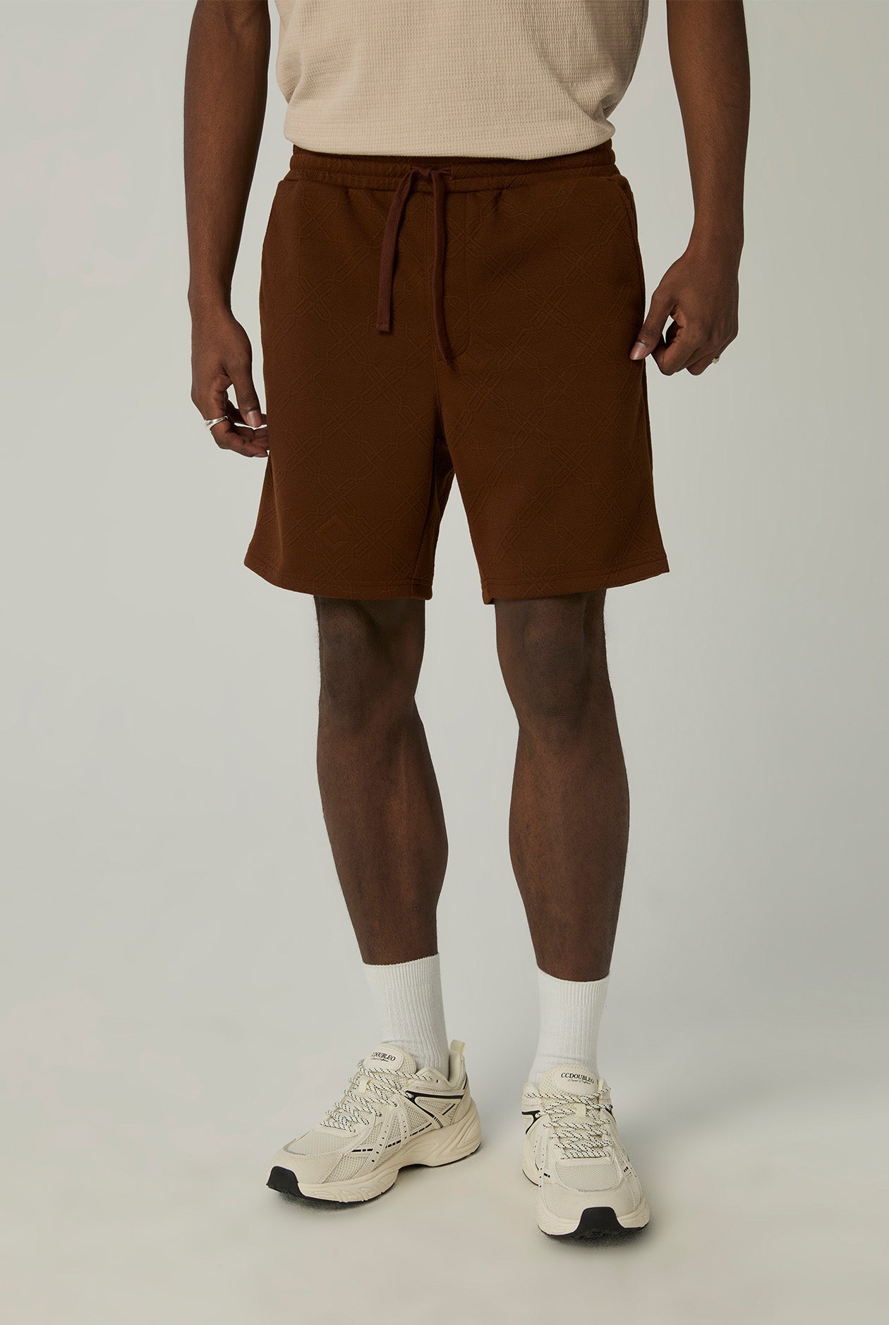 RELAXED JACQUARD SHORTS