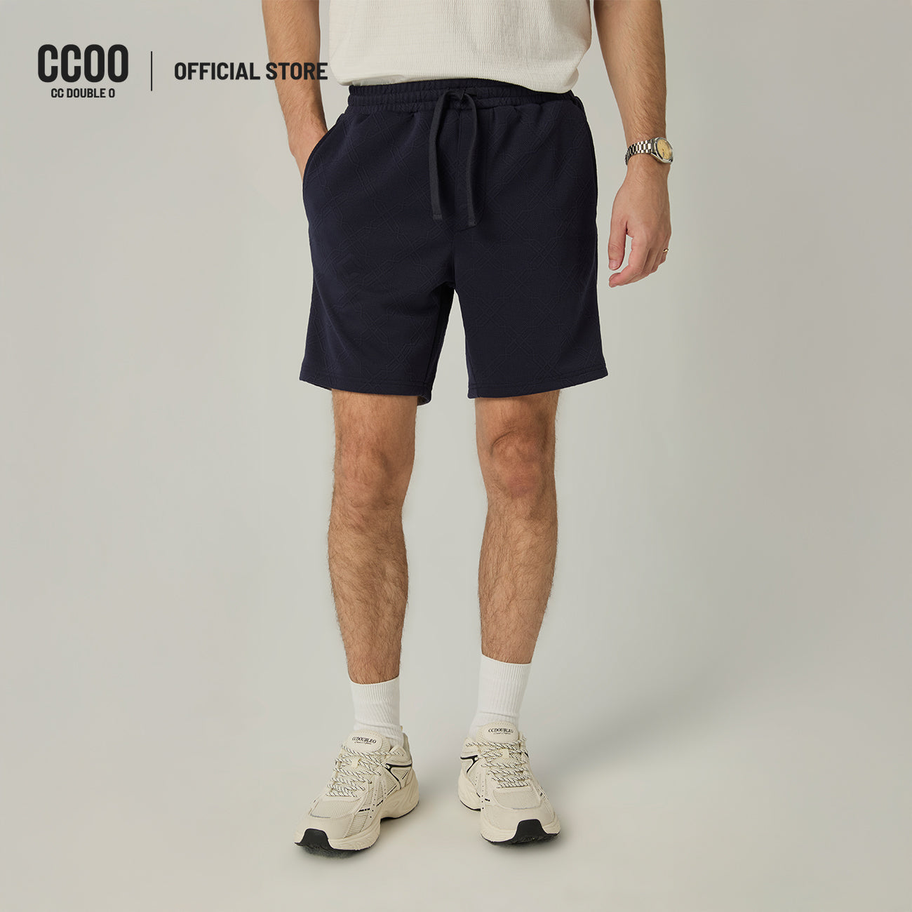 RELAXED JACQUARD SHORTS