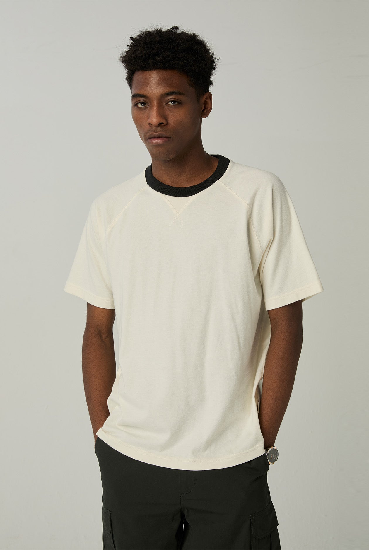 RETRO STITCHING RELAXED TEE