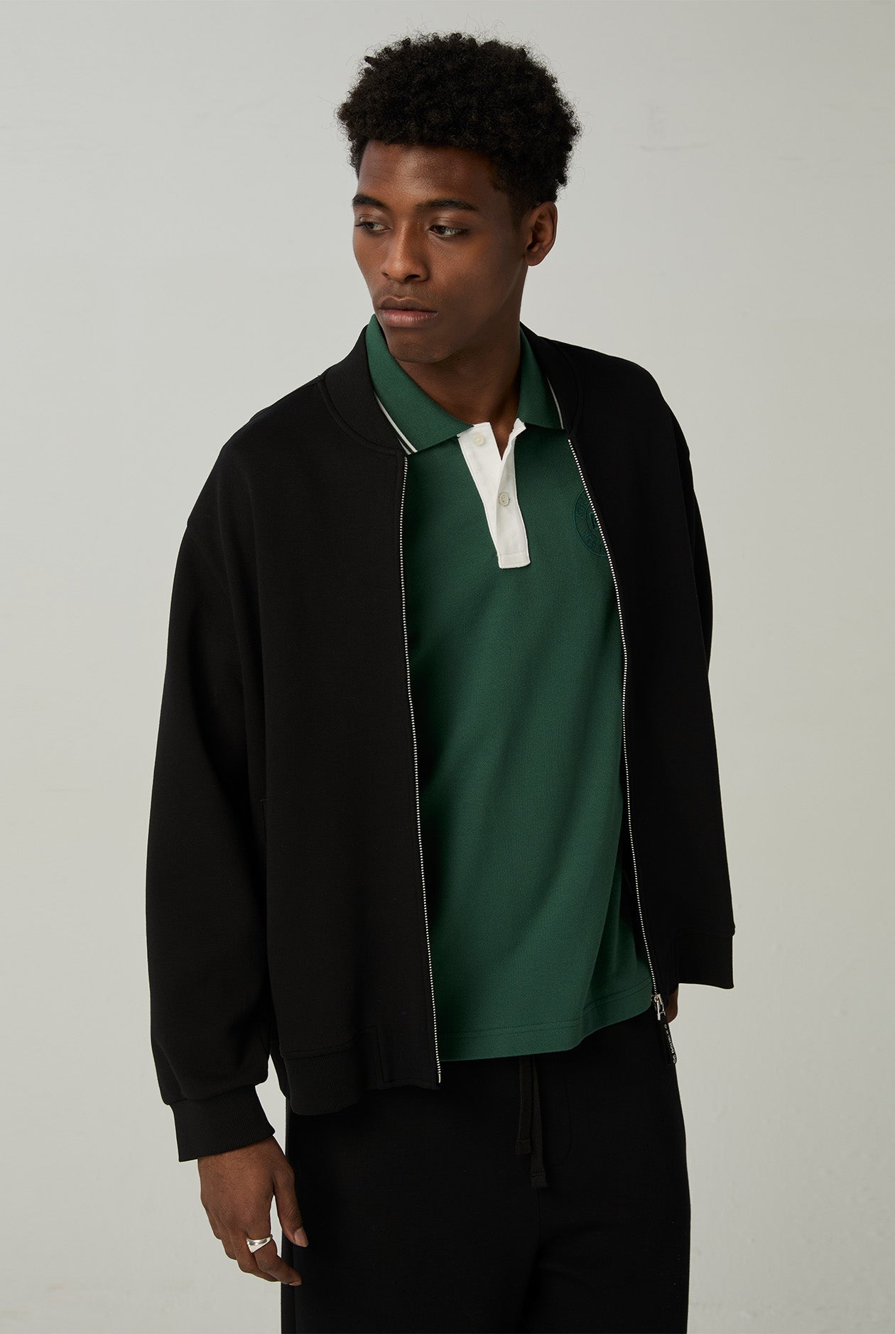 RELAXED CHEST LOGO POLO