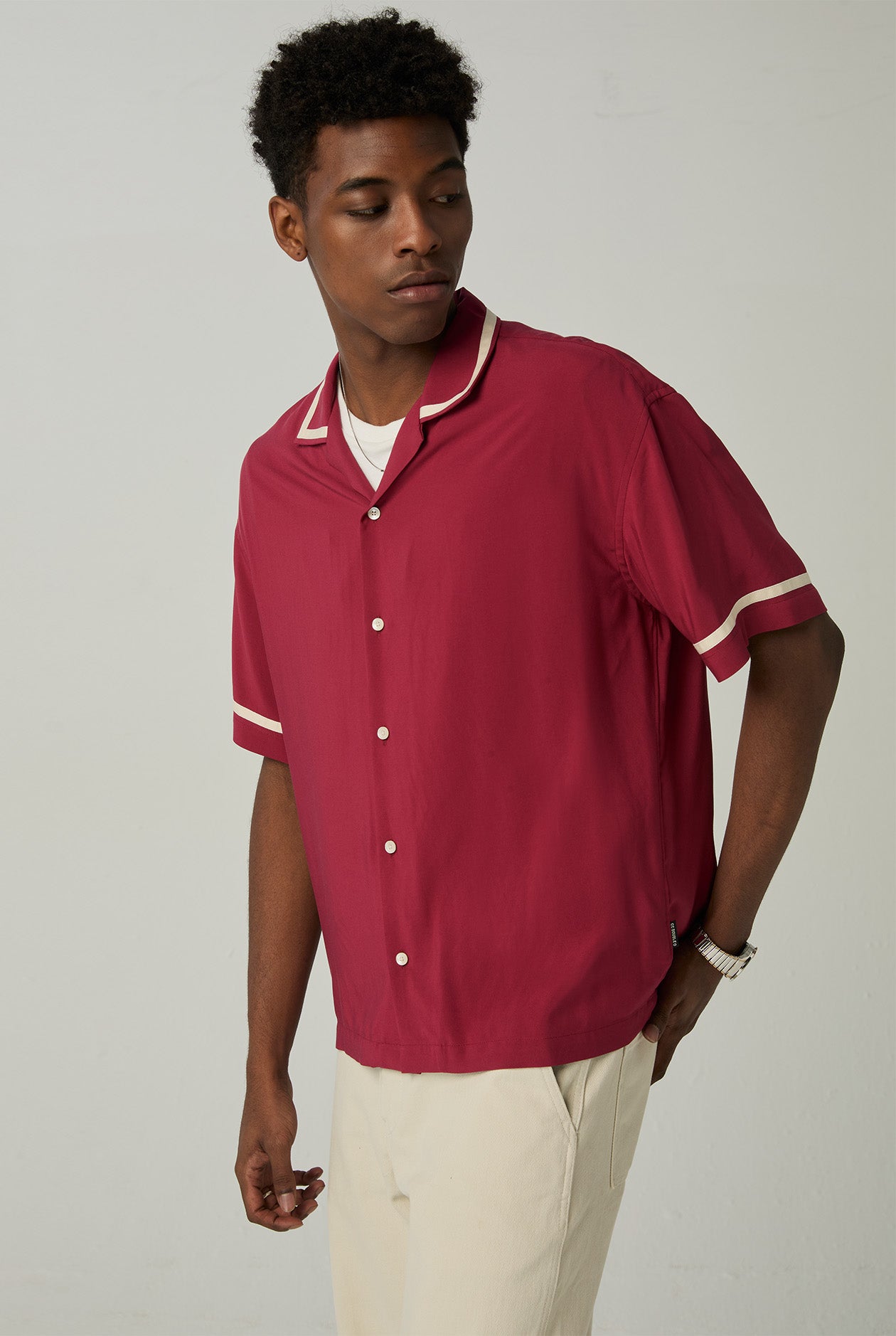 RELAXED CAMP COLLAR SHIRT