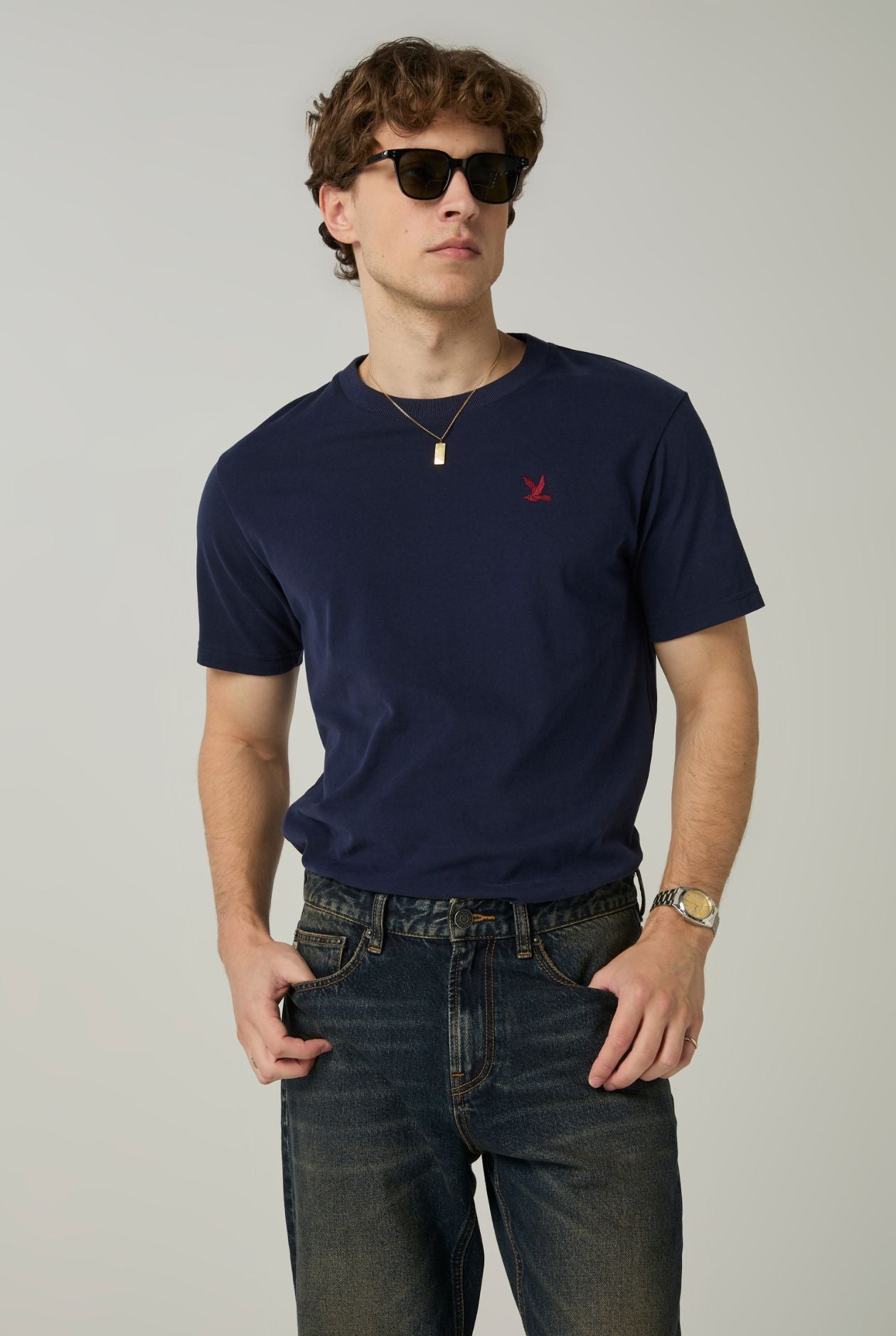 BASIC BIRD LOGO SIGNATURE TEE