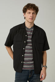 RELAXED STRIPE LOGO TEE