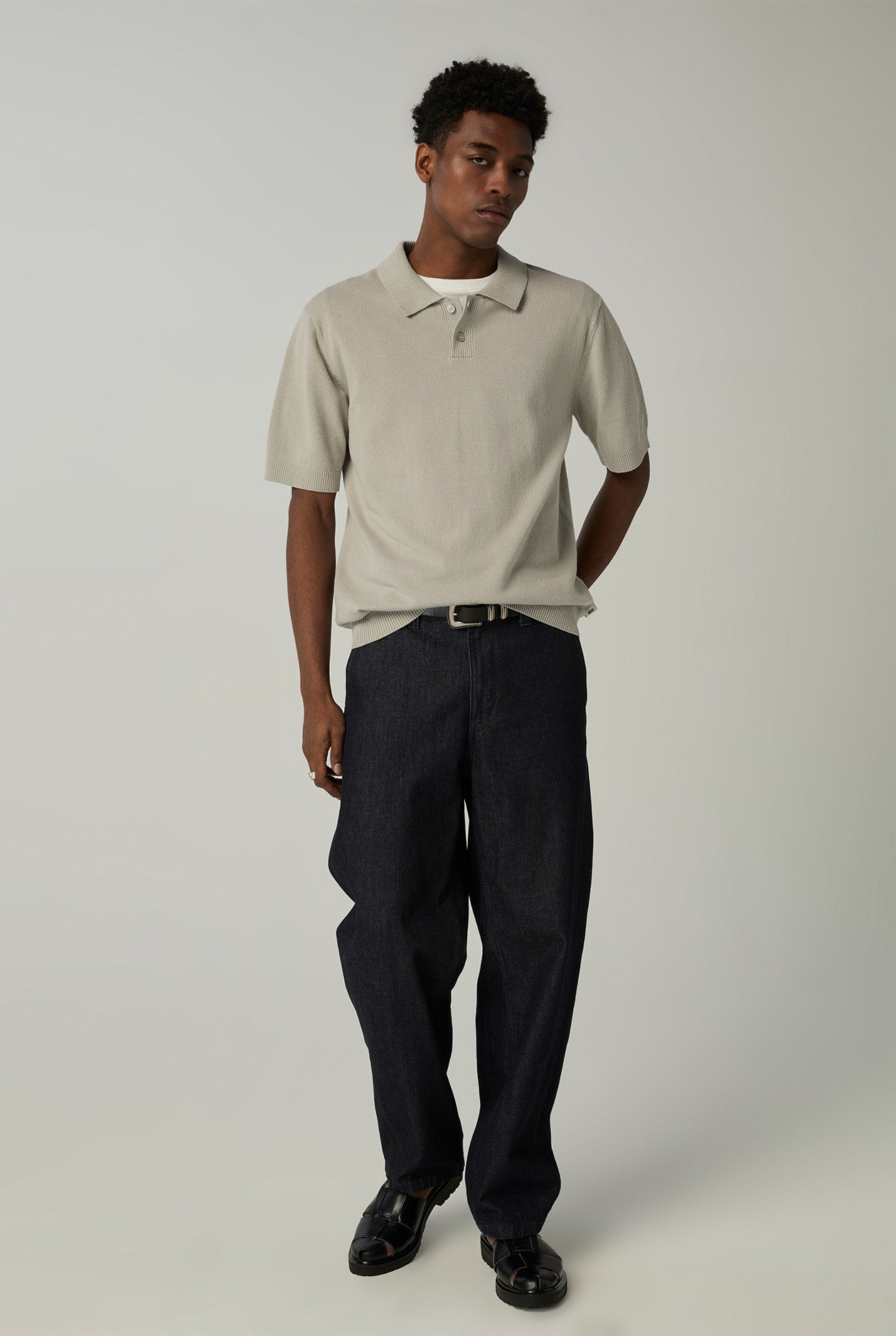 RELAXED KNIT POLO