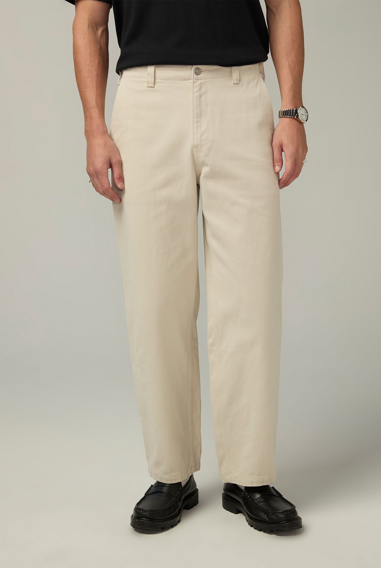 BARREL TWILL PANTS