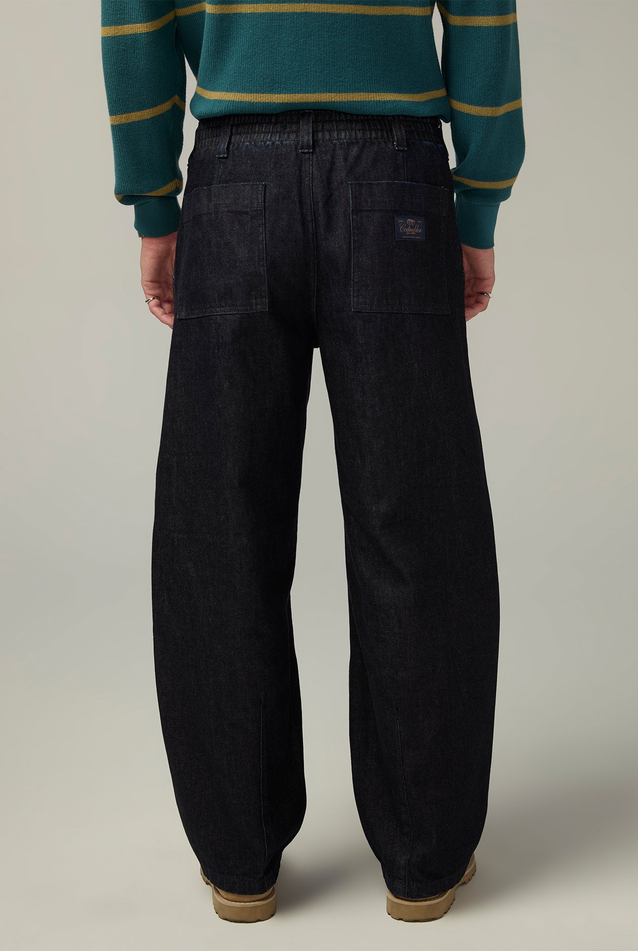 BARREL DENIM PANTS