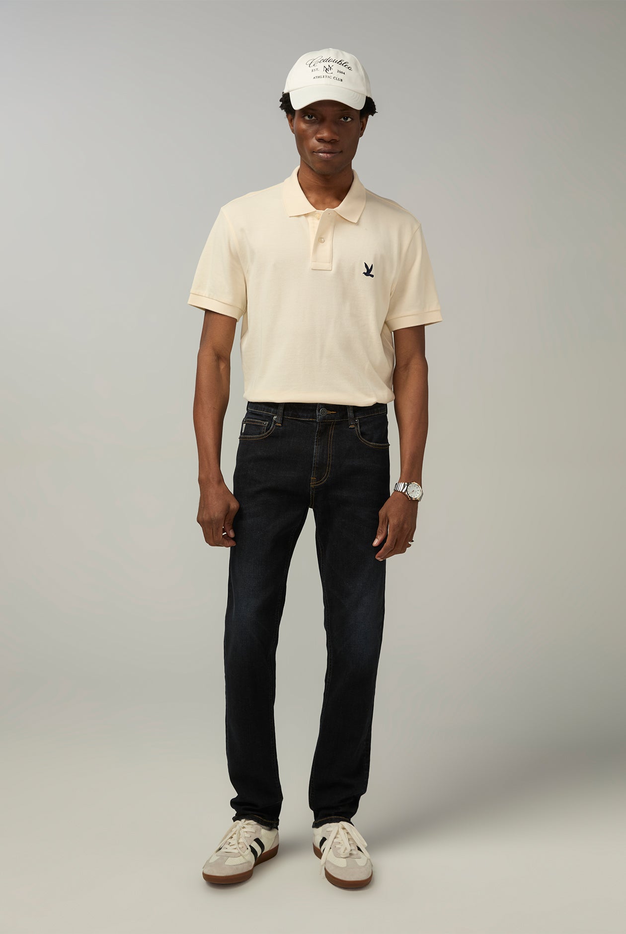 DARK BLUE WASH SKINNY JEANS Dark Blue / 38