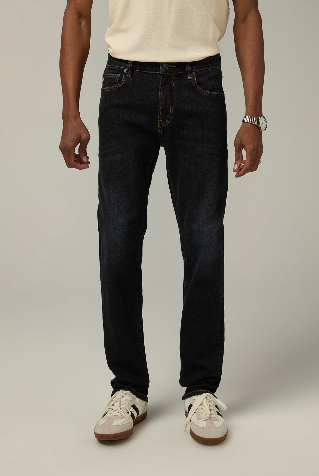 DARK BLUE WASH SKINNY JEANS Dark Blue / 38