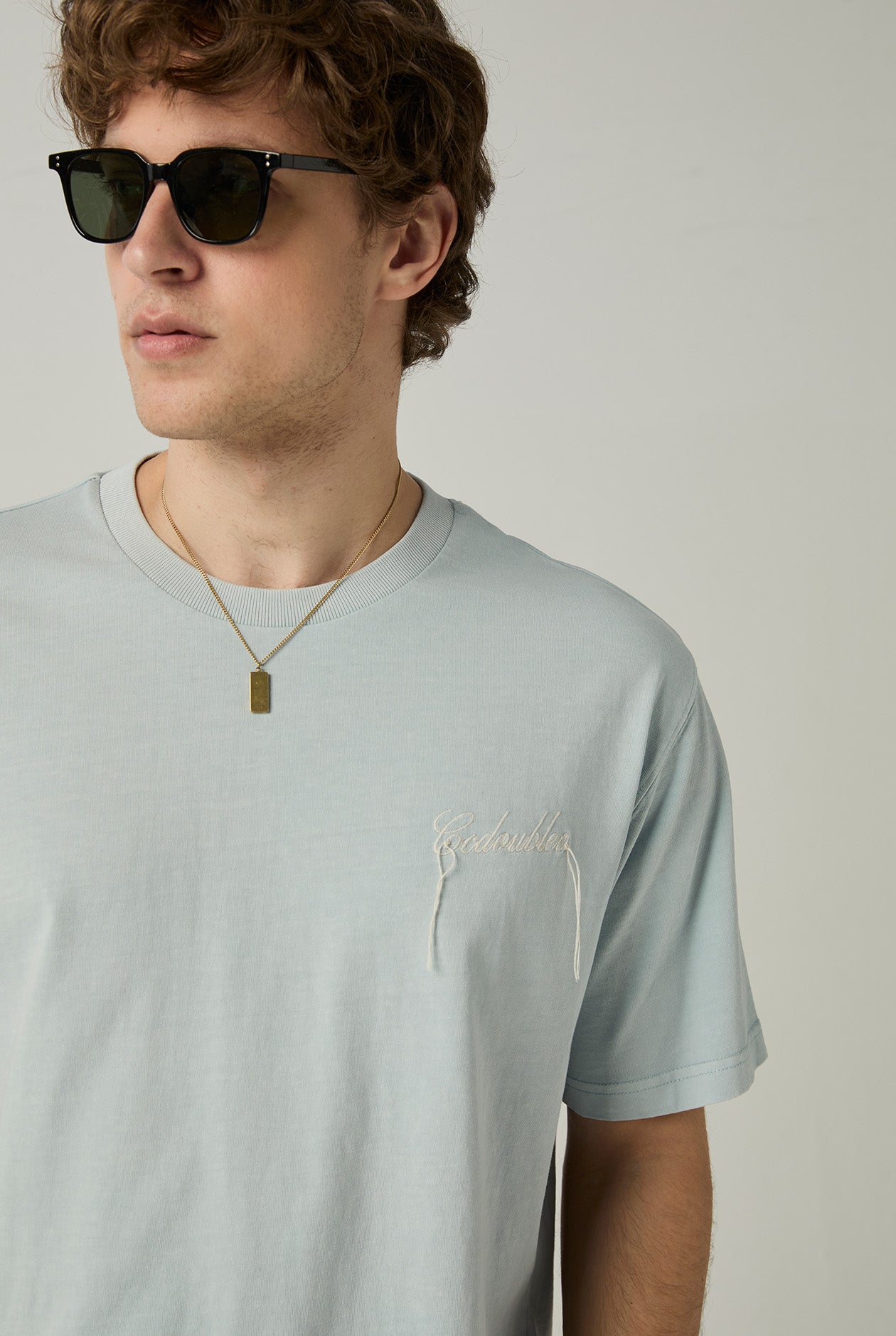 GARMENT DYED LOGO BOXY TEE - CC Double O Official Store
