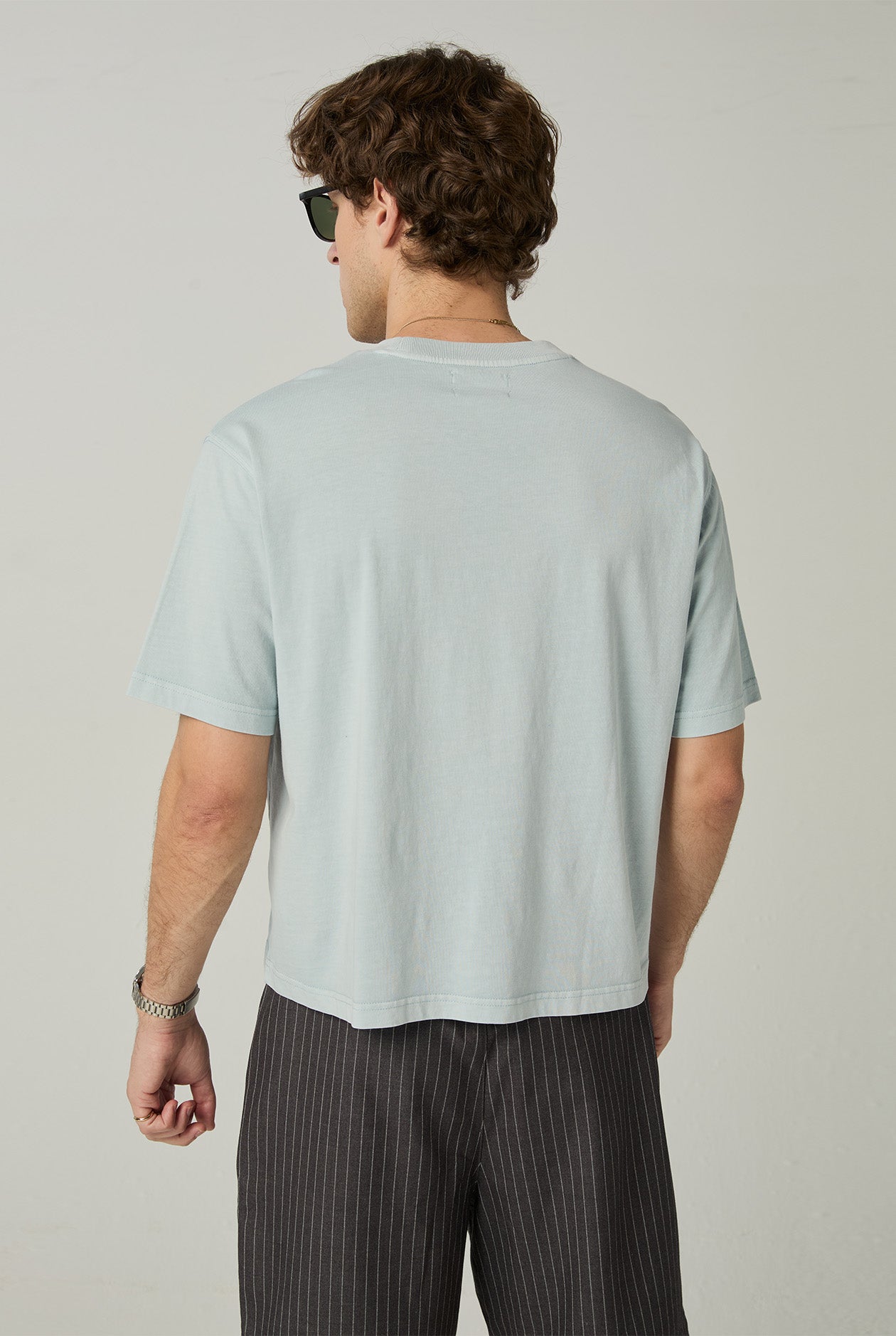 GARMENT DYED LOGO BOXY TEE - CC Double O Official Store