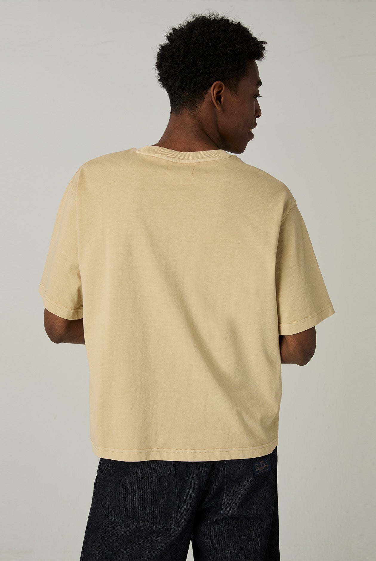 GARMENT DYED LOGO BOXY TEE - CC Double O Official Store