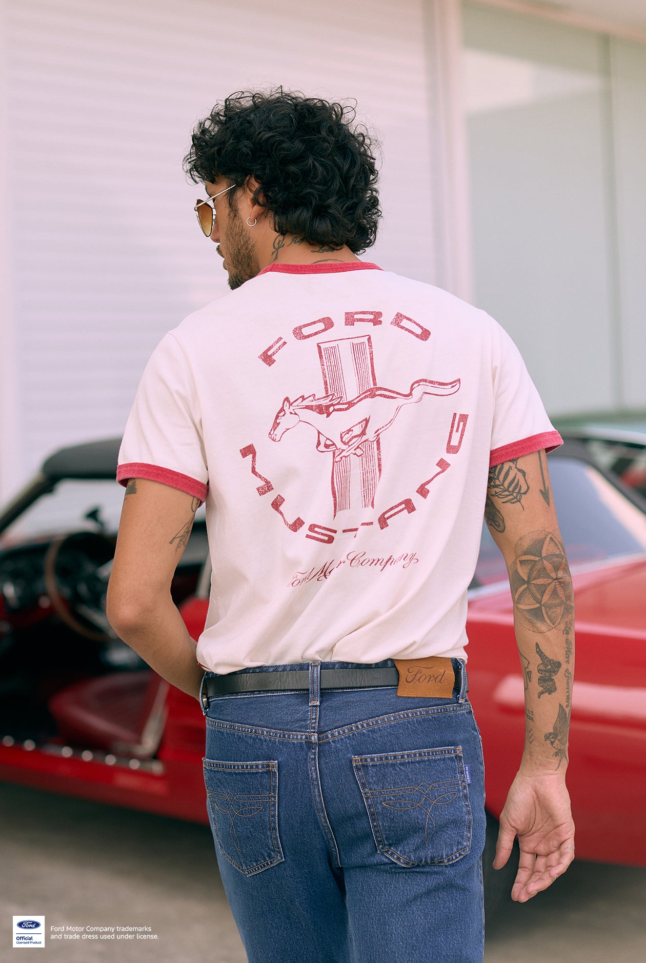 MUSTANG RINGER GRAPHIC TEE - CC Double O Official Store