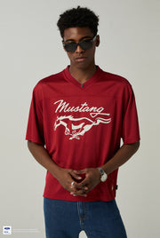 MUSTANG MESH JERSEY TEE