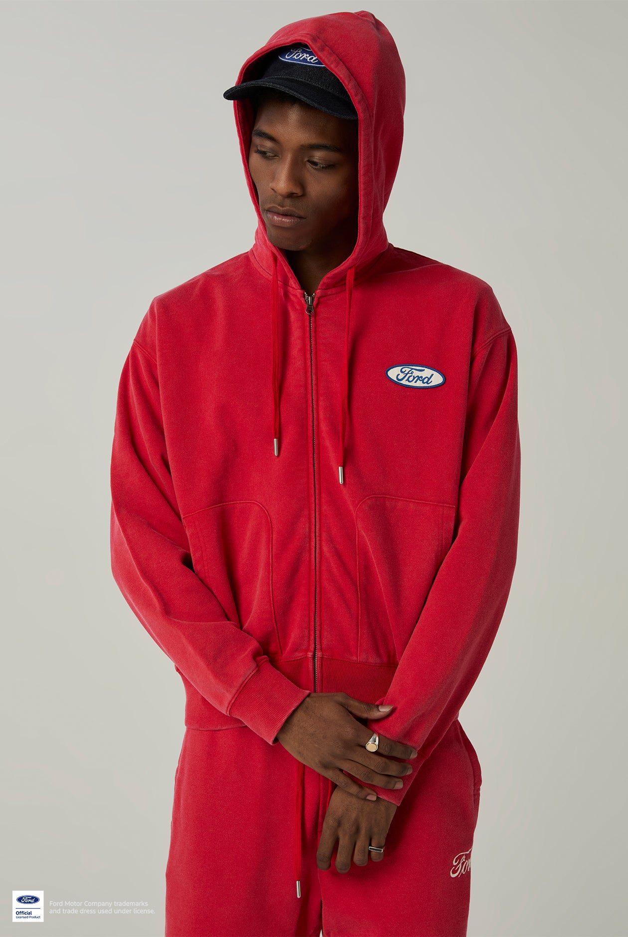 MUSTANG GARMENT DYED HOODIE