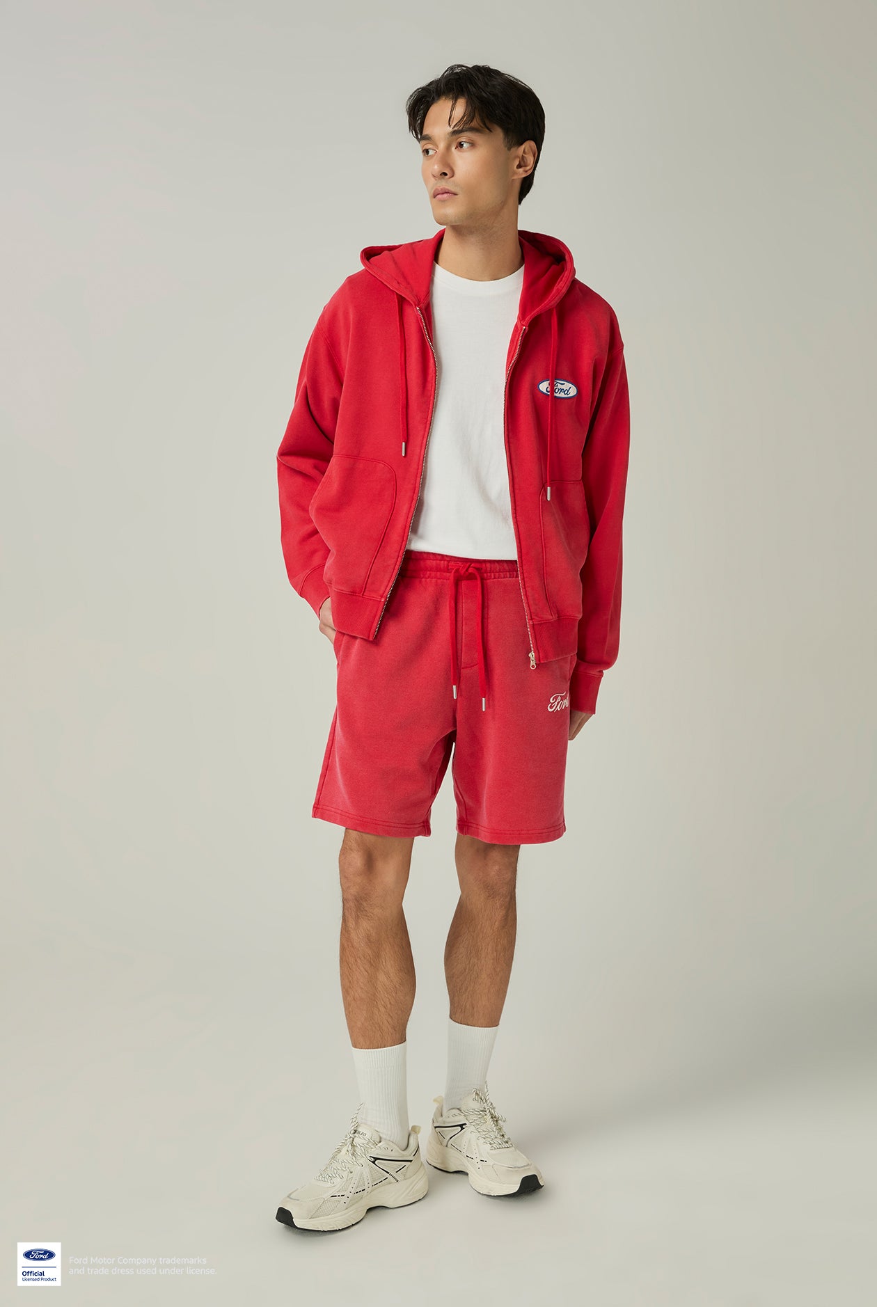 FORD GARMENT DYED SWEAT SHORTS