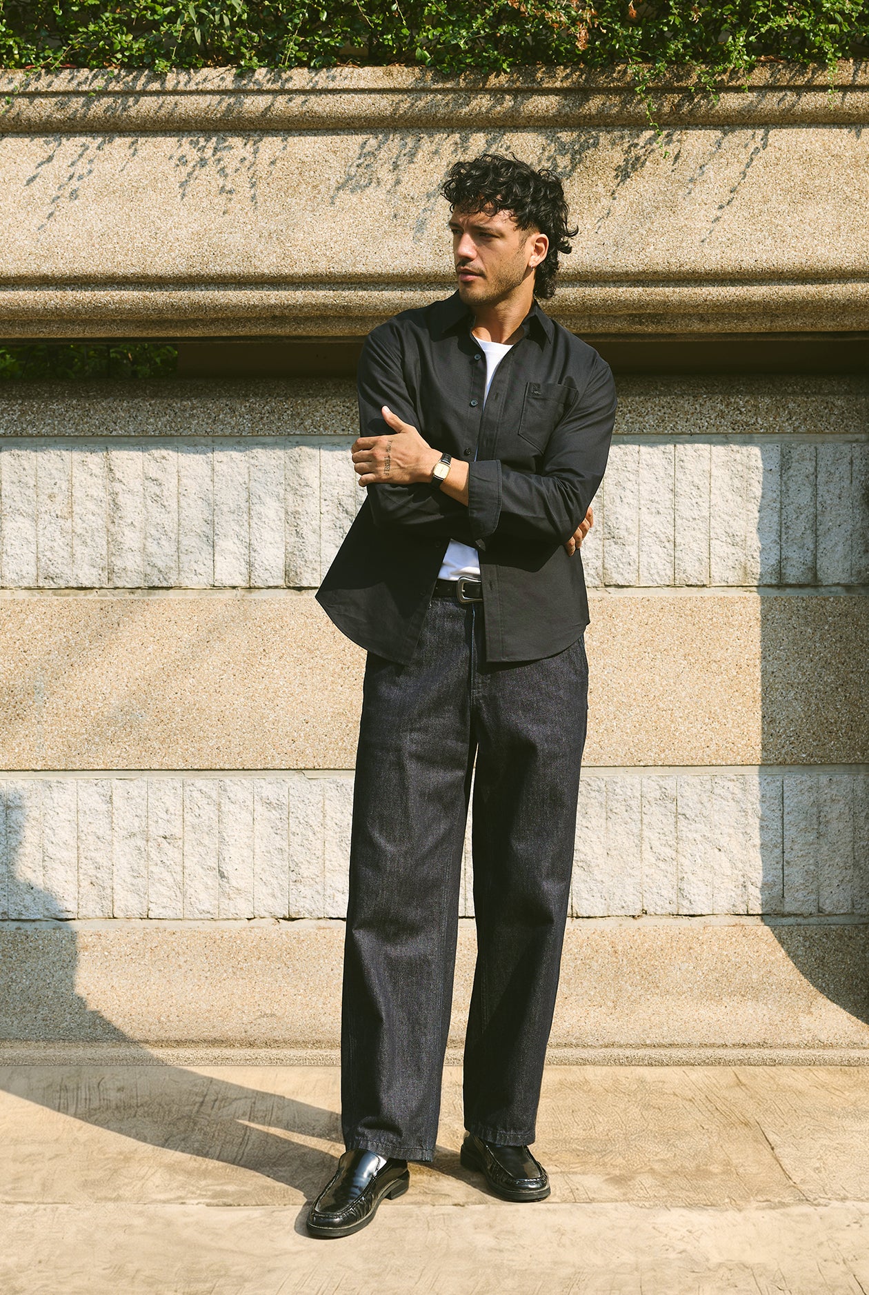 LONG SLEEVE POPLIN SHIRT