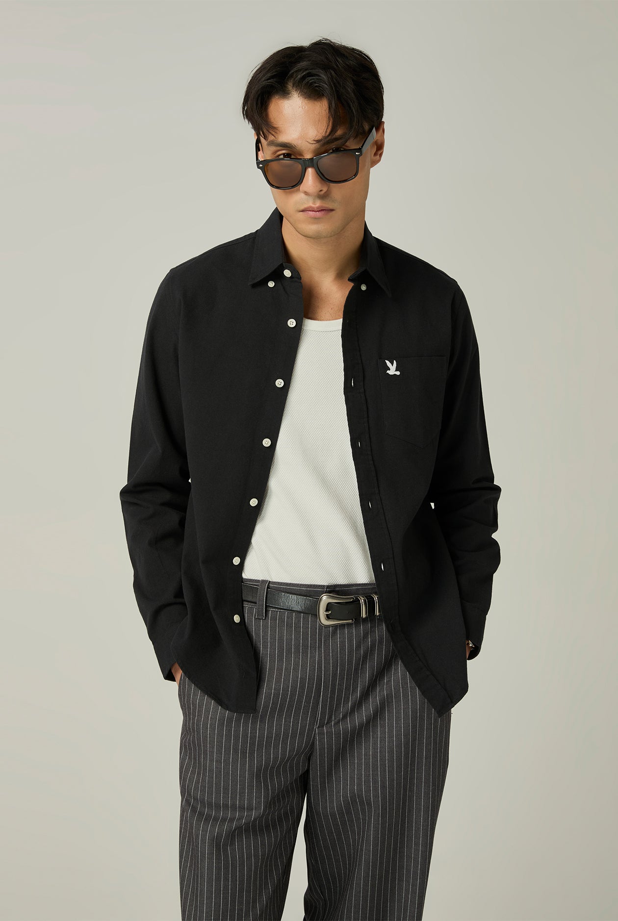LONG SLEEVE OXFORD SHIRT - CC Double O Official Store