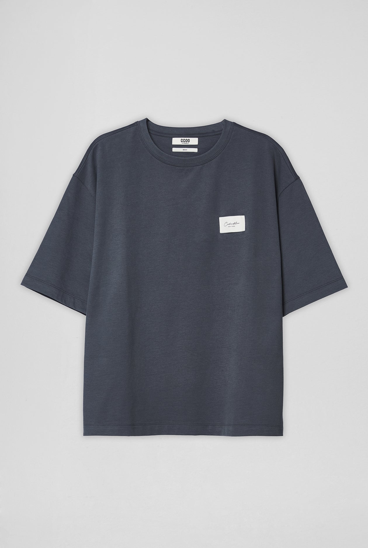 CC DOUBLE O BOXY FIT LOGO PATCH TEE - CC Double O Official Store