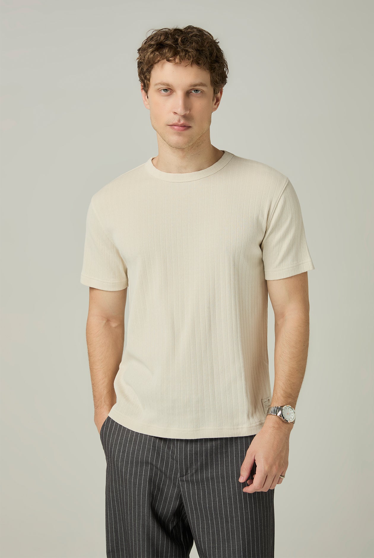 LOGO TAG POINTELLE TEE