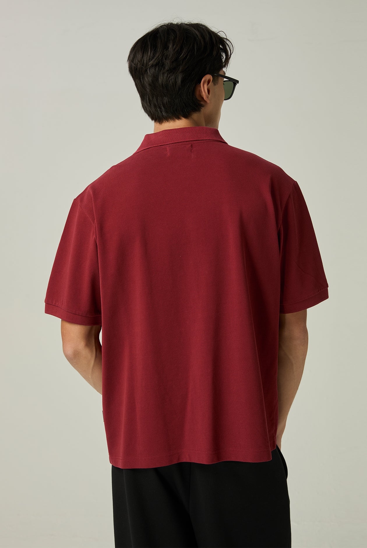 EMBOSSED LOGO RELAXED FIT POLO SHIRT - CC Double O Official Store