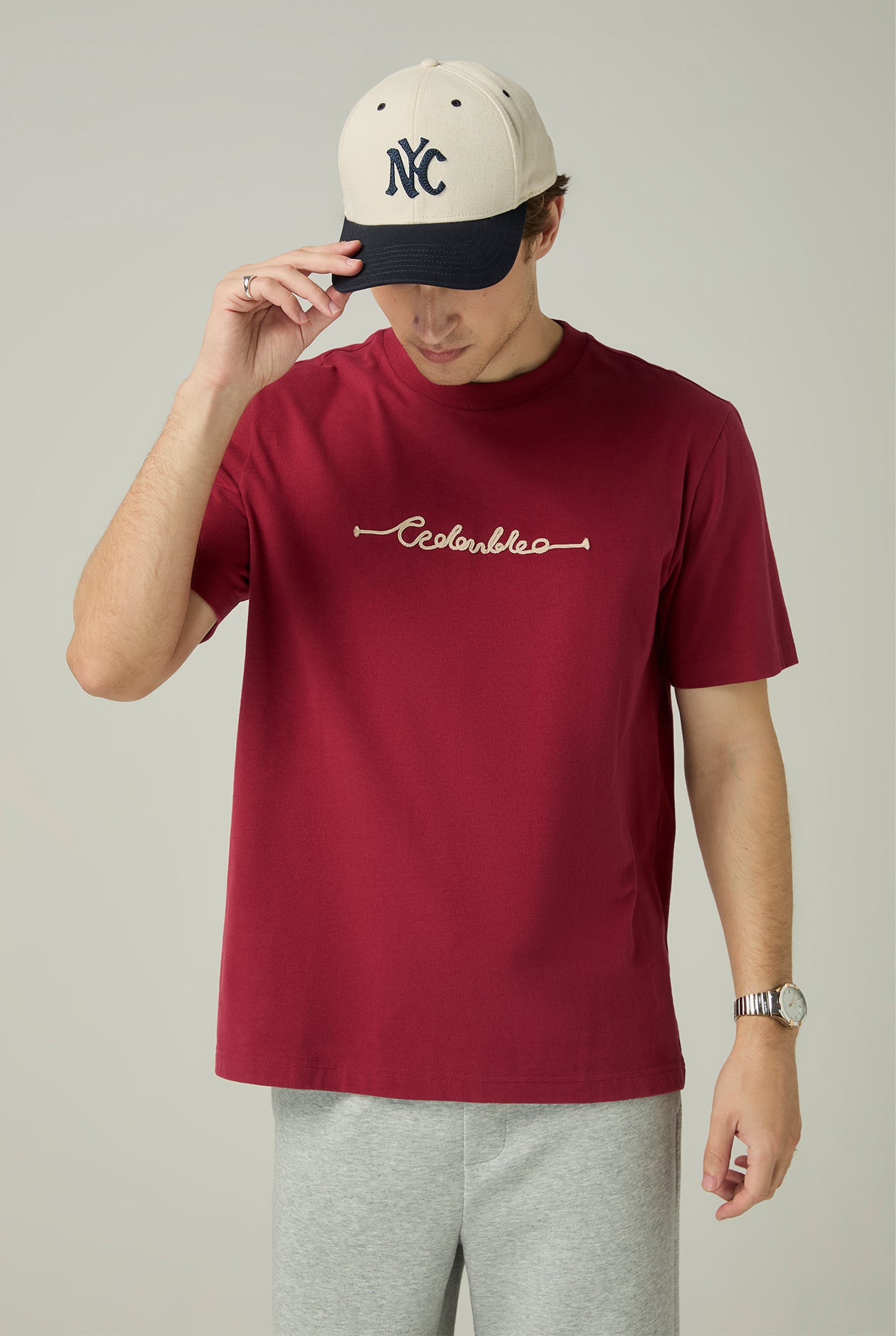 CC DOUBLE ROPE RELAXED FIT TEE