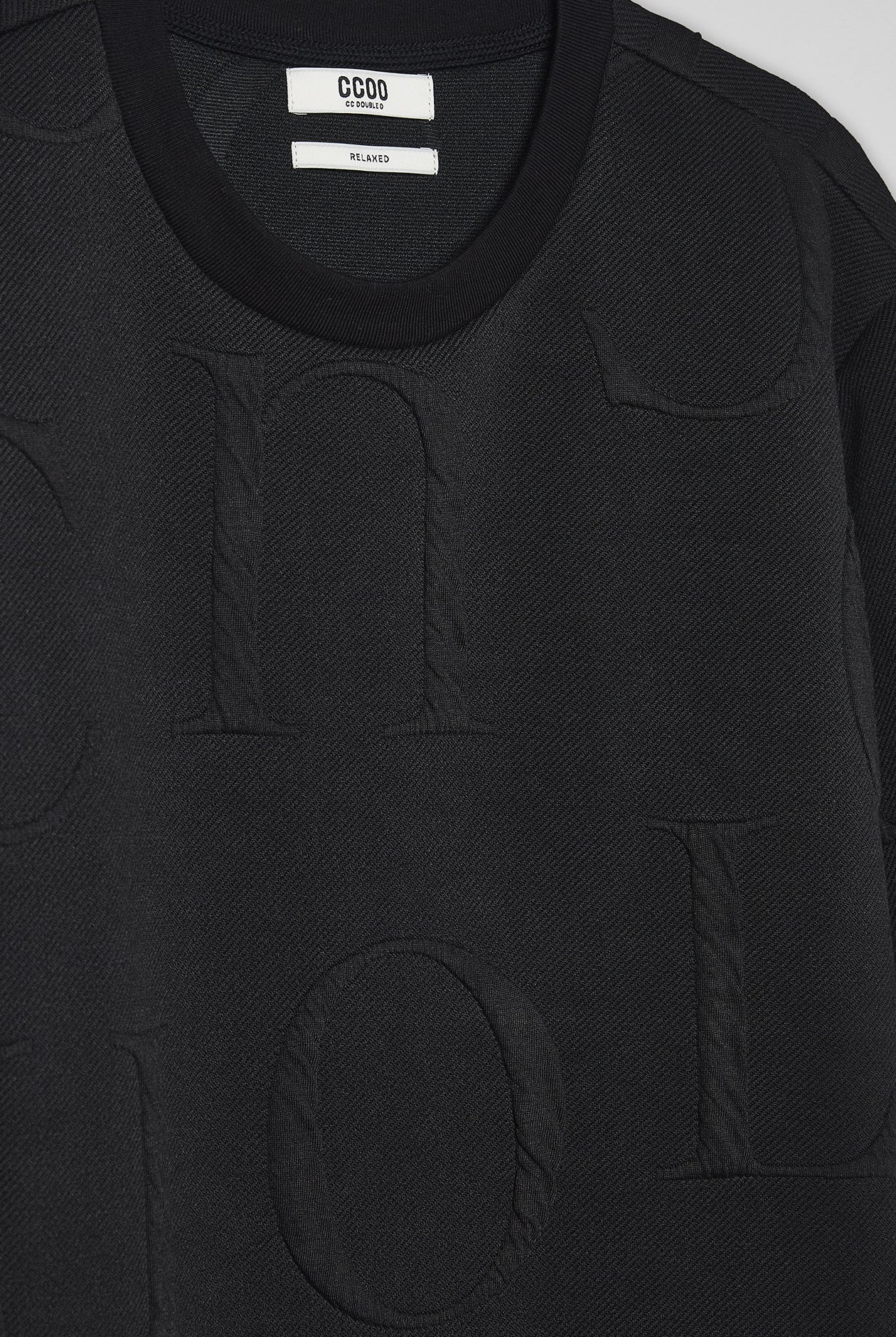 CC DOUBLE O JACQUARD TEXTURE TEE - CC Double O Official Store