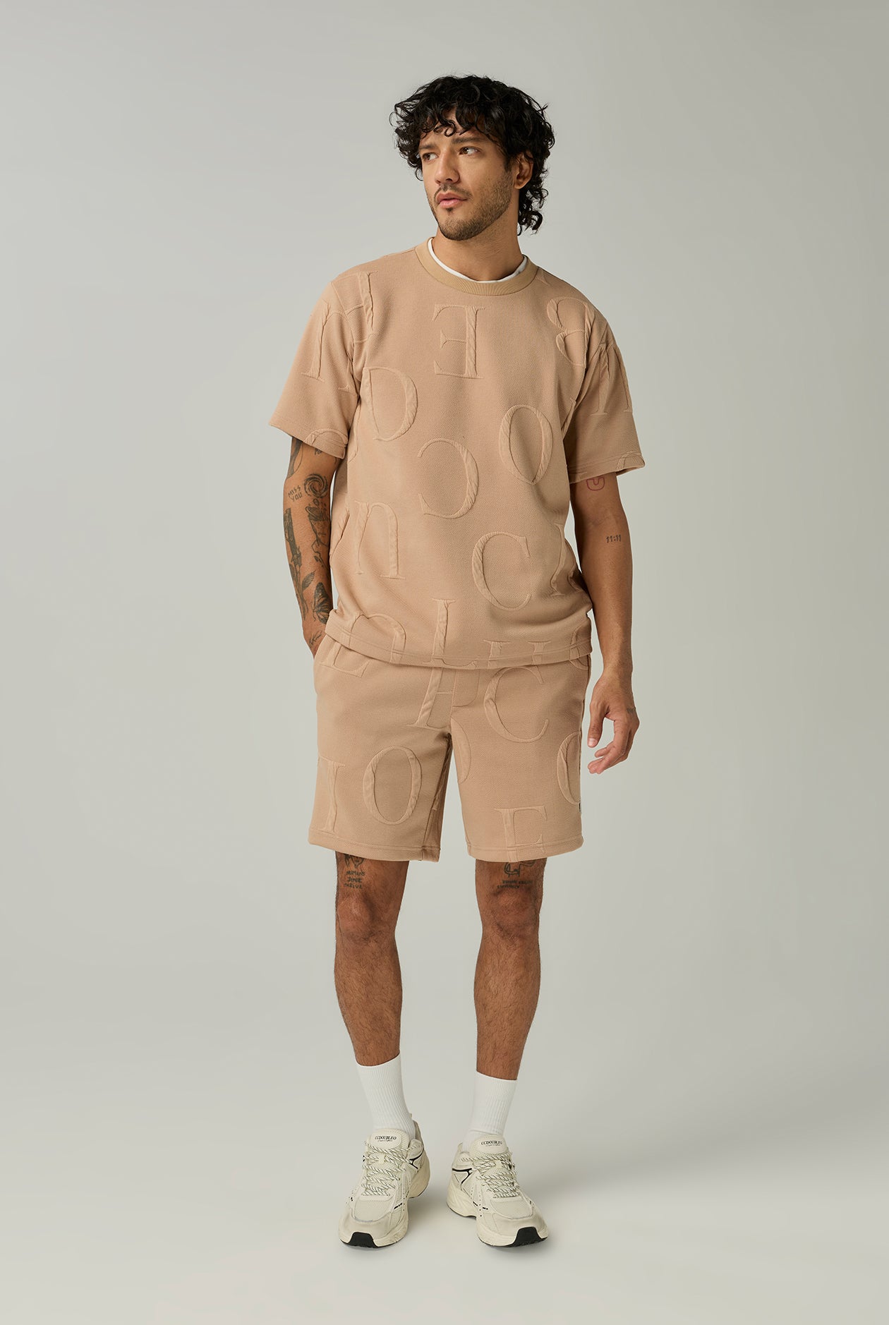 CC DOUBLE O JACQUARD PULL ON SHORT
