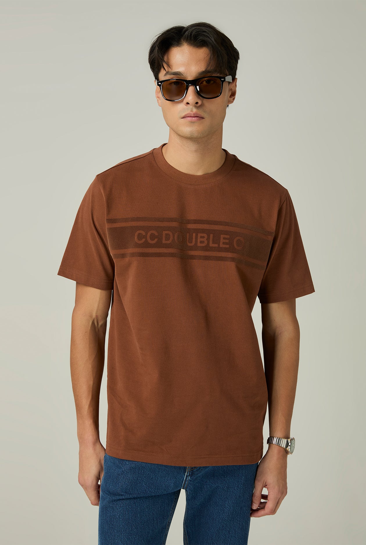 LOGO PANEL JERSEY TEE - CC Double O Official Store