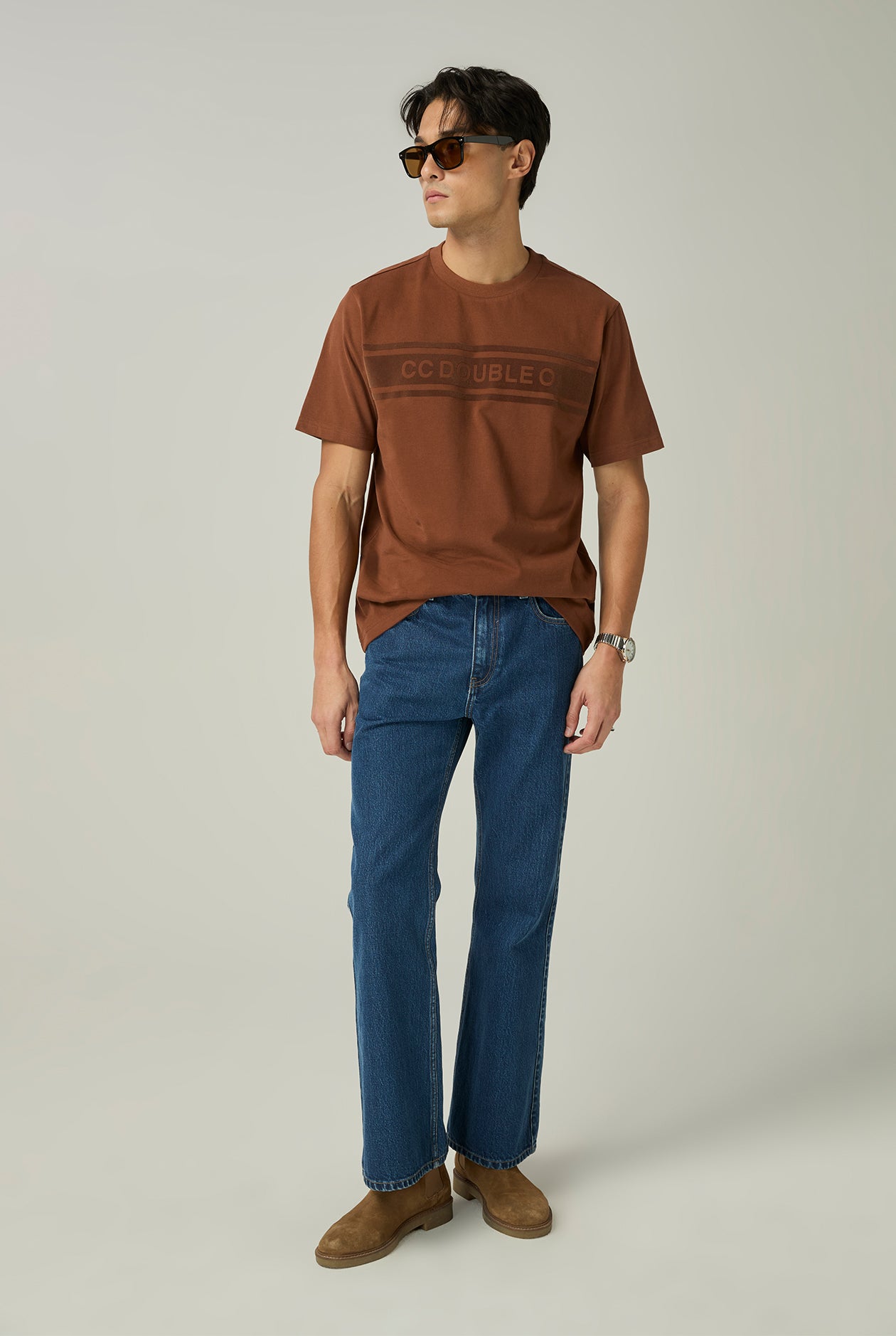 LOGO PANEL JERSEY TEE - CC Double O Official Store