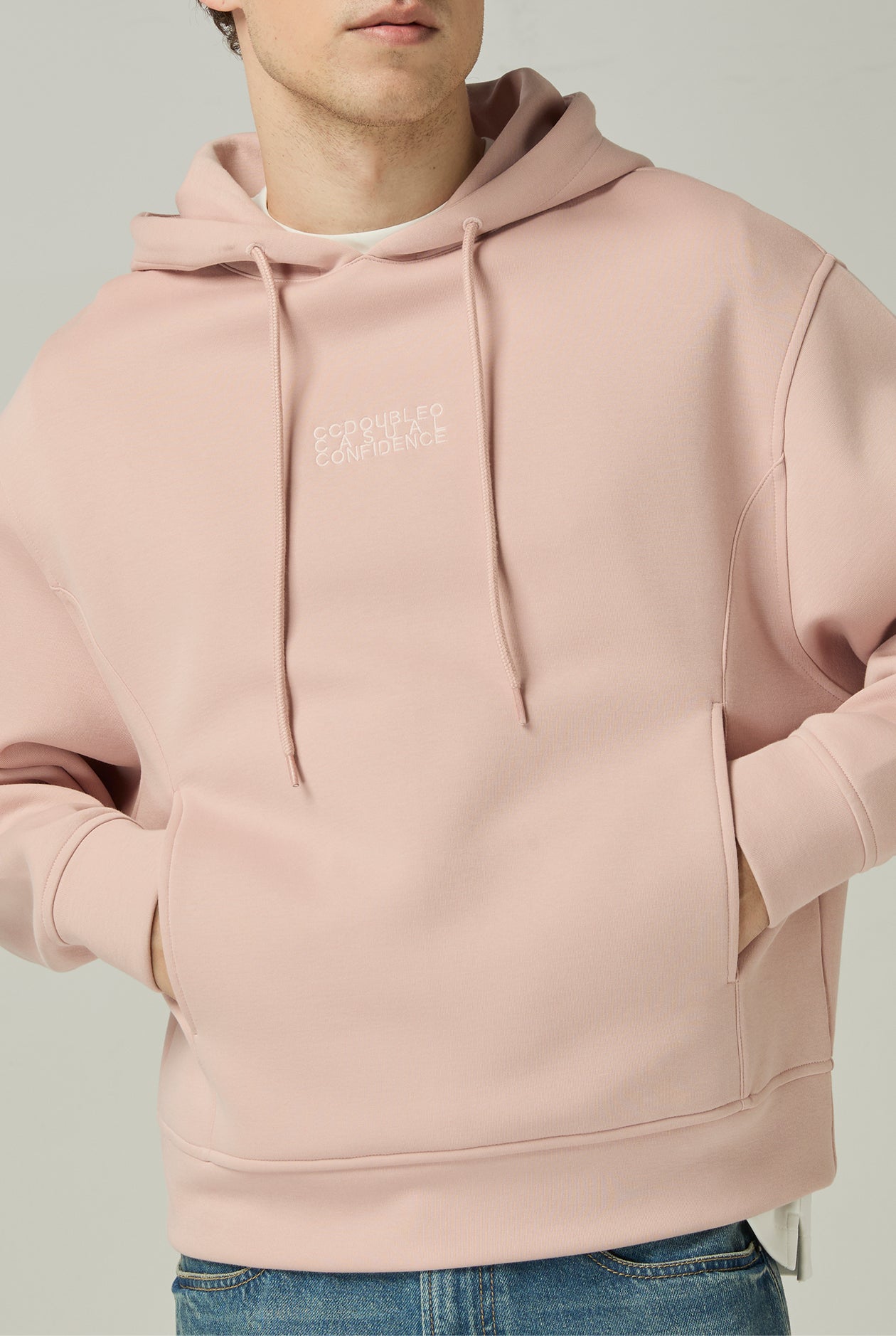 CASUAL CONFIDENCE LOGO PULLOVER HOODIE