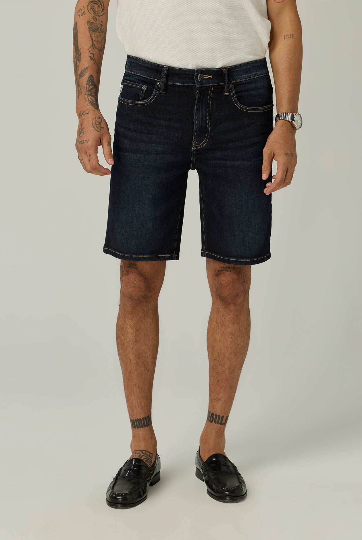 SLIM DENIM SHORTS - CC Double O Official Store