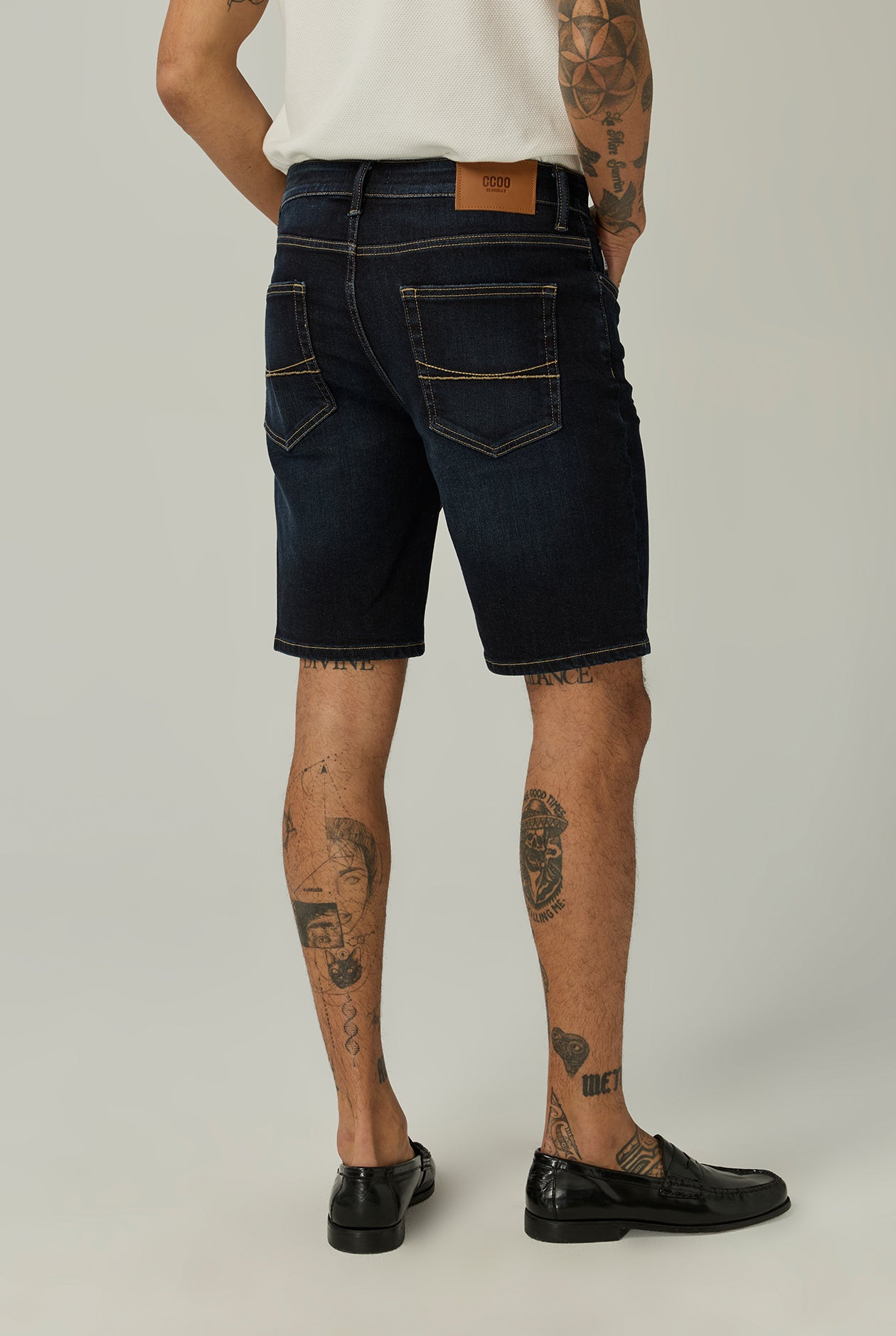 SLIM DENIM SHORTS - CC Double O Official Store