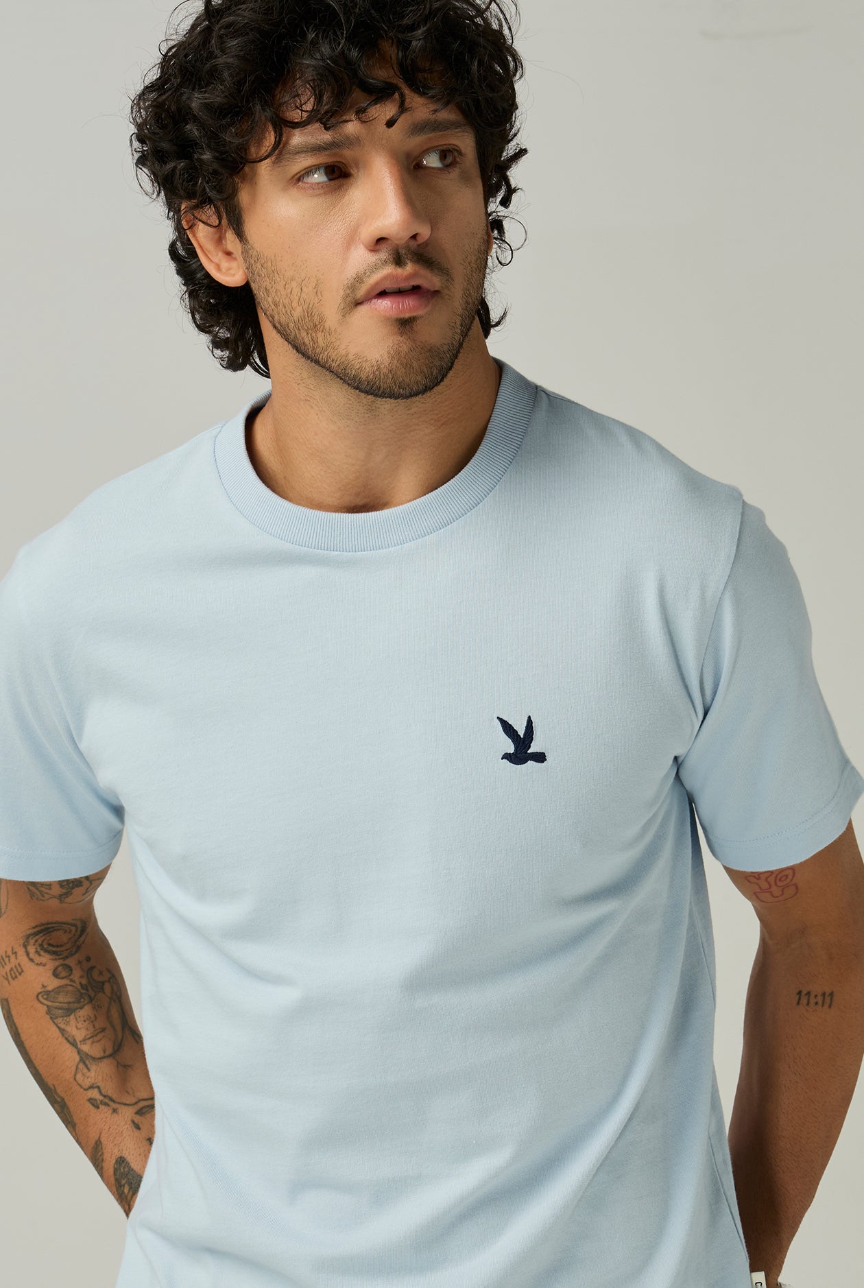 CC DOUBLE O BIRD LOGO ROUND NECK TEE