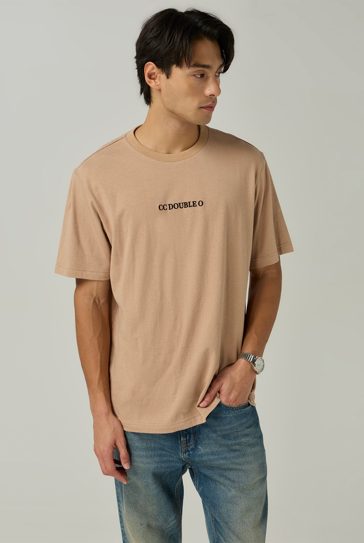 CC DOUBLE O CLASSIC NAME LOGO TEE
